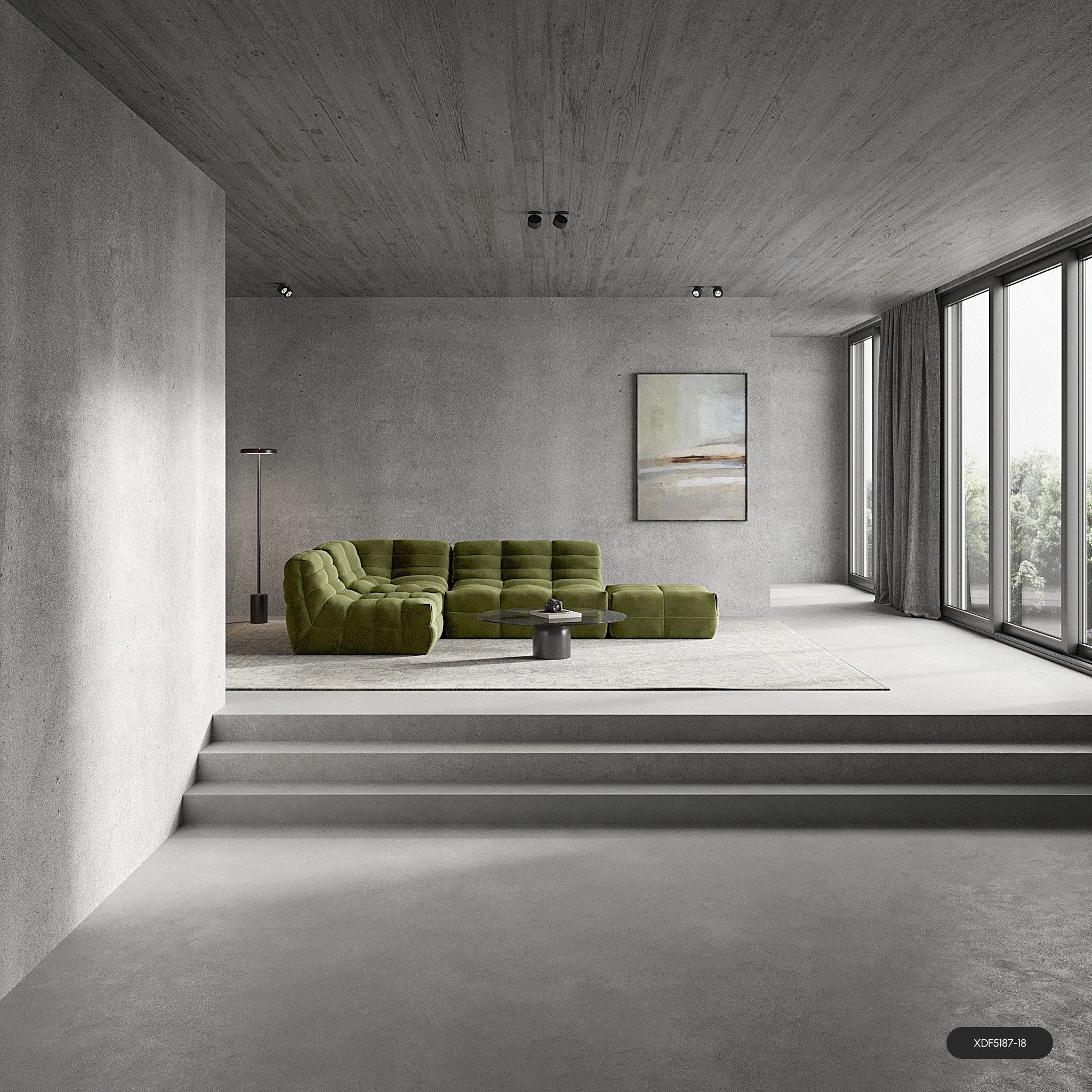 Nuvolo modular corner sofa