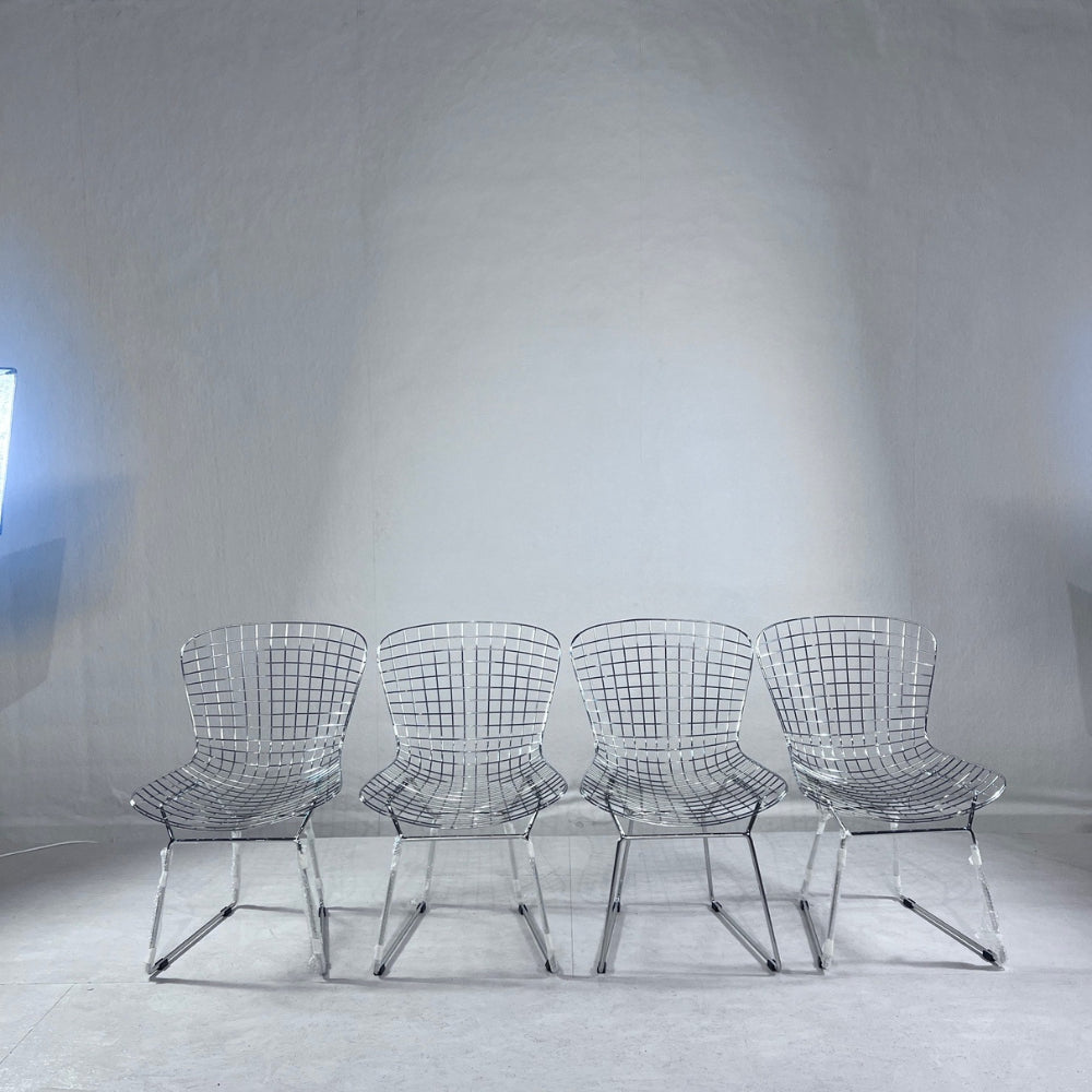 Lot de 4 chaises Betties avec Coussins Blanc 