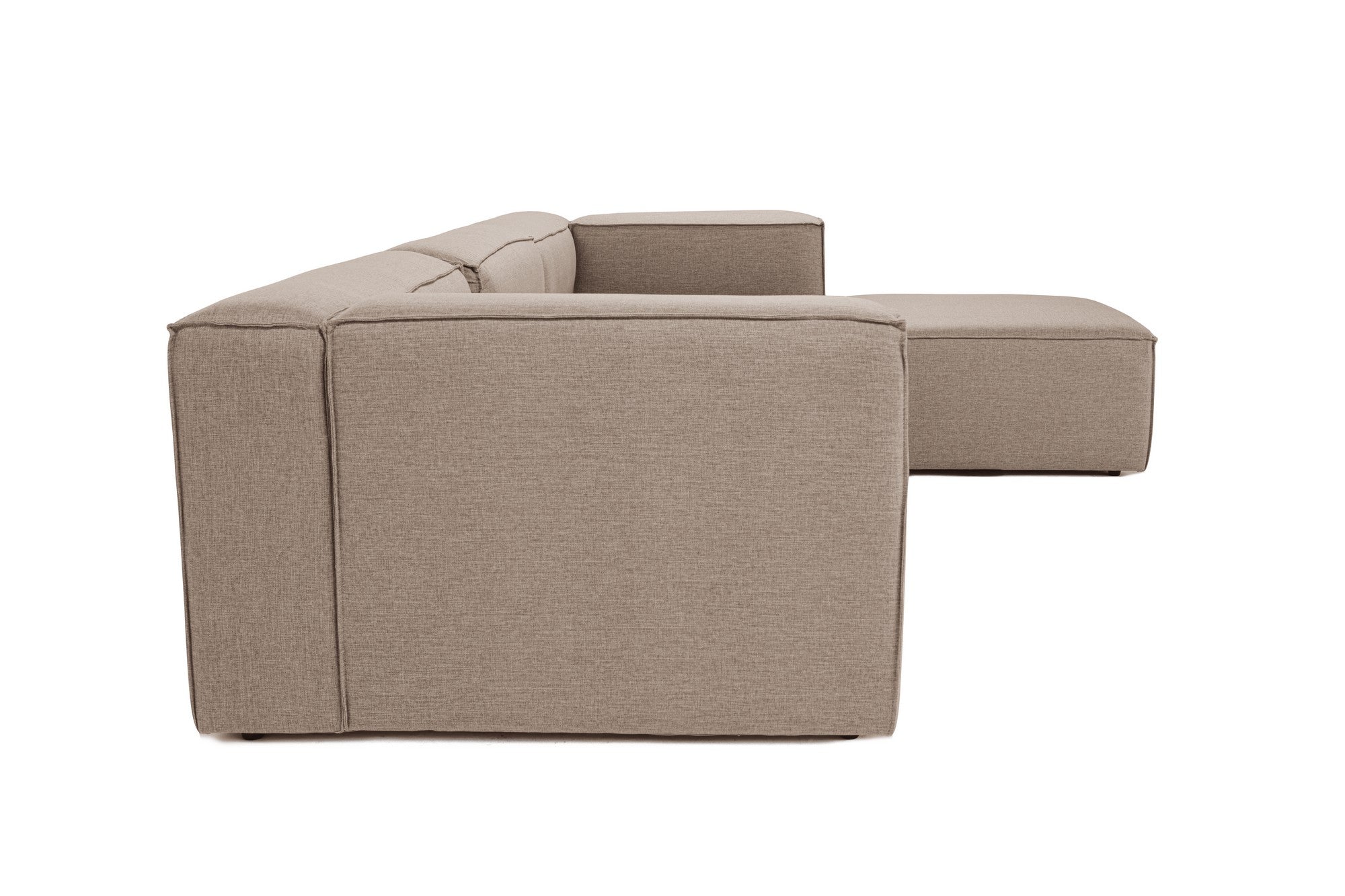 Fora – Brown L Shape Corner Sofa | Designer Sectional for Living Room