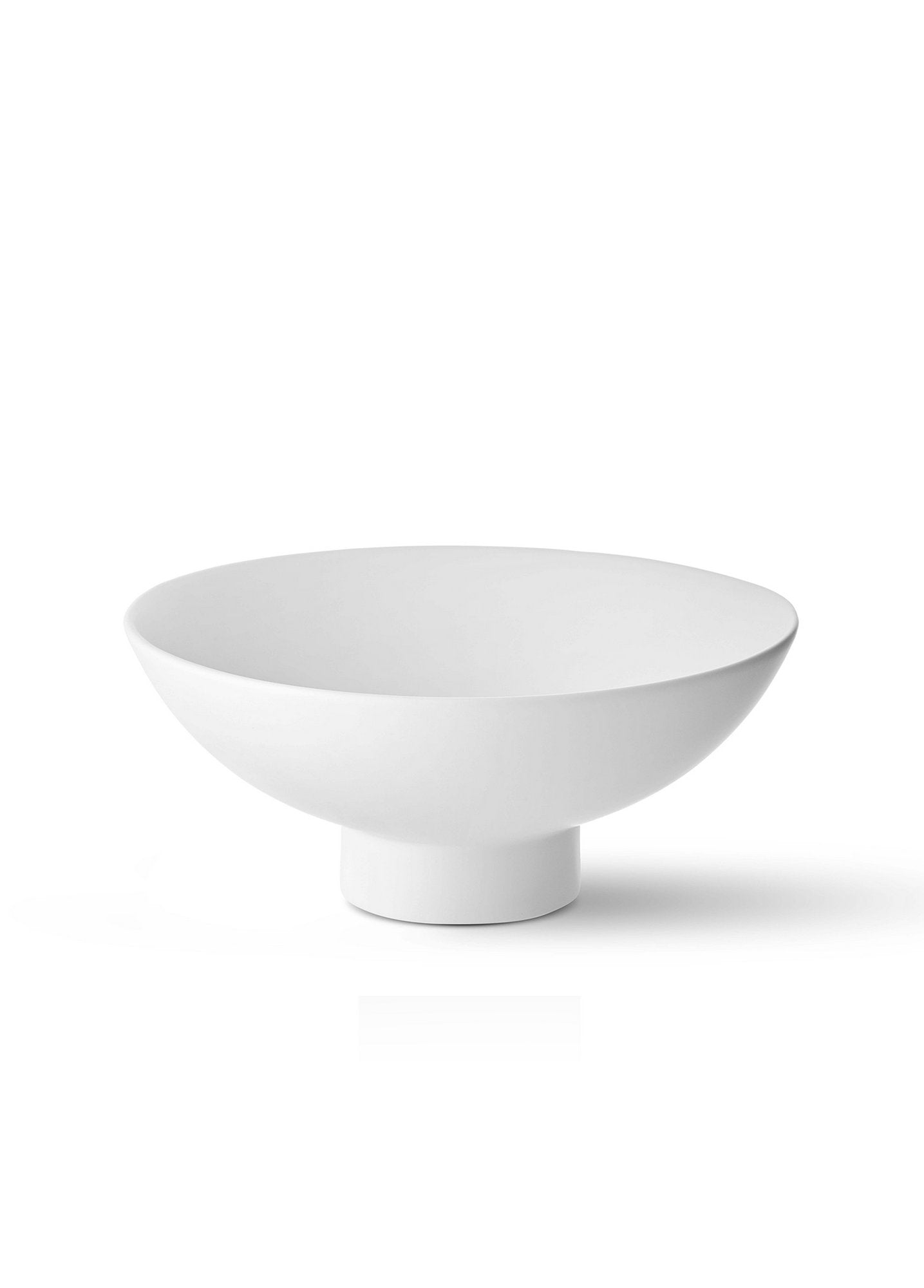 Vaso in Ceramica Bianca per Decorazione da Tavolo