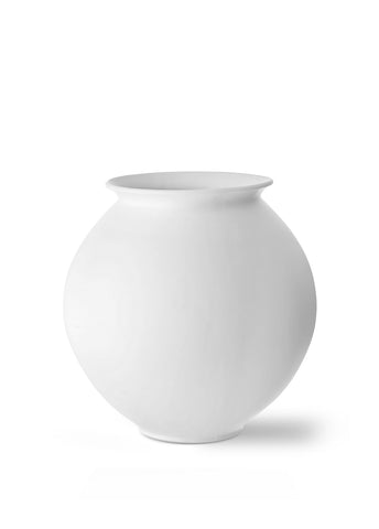 Vaso in Ceramica Bianca per Interni di Stile