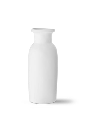 Vaso in Ceramica Bianca per Decorazioni d'Interni