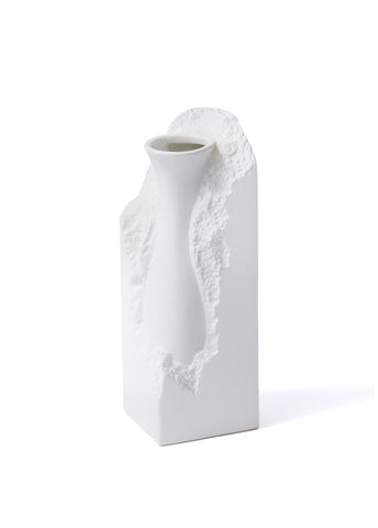 Vaso in ceramica bianca – Classico complemento d'arredo