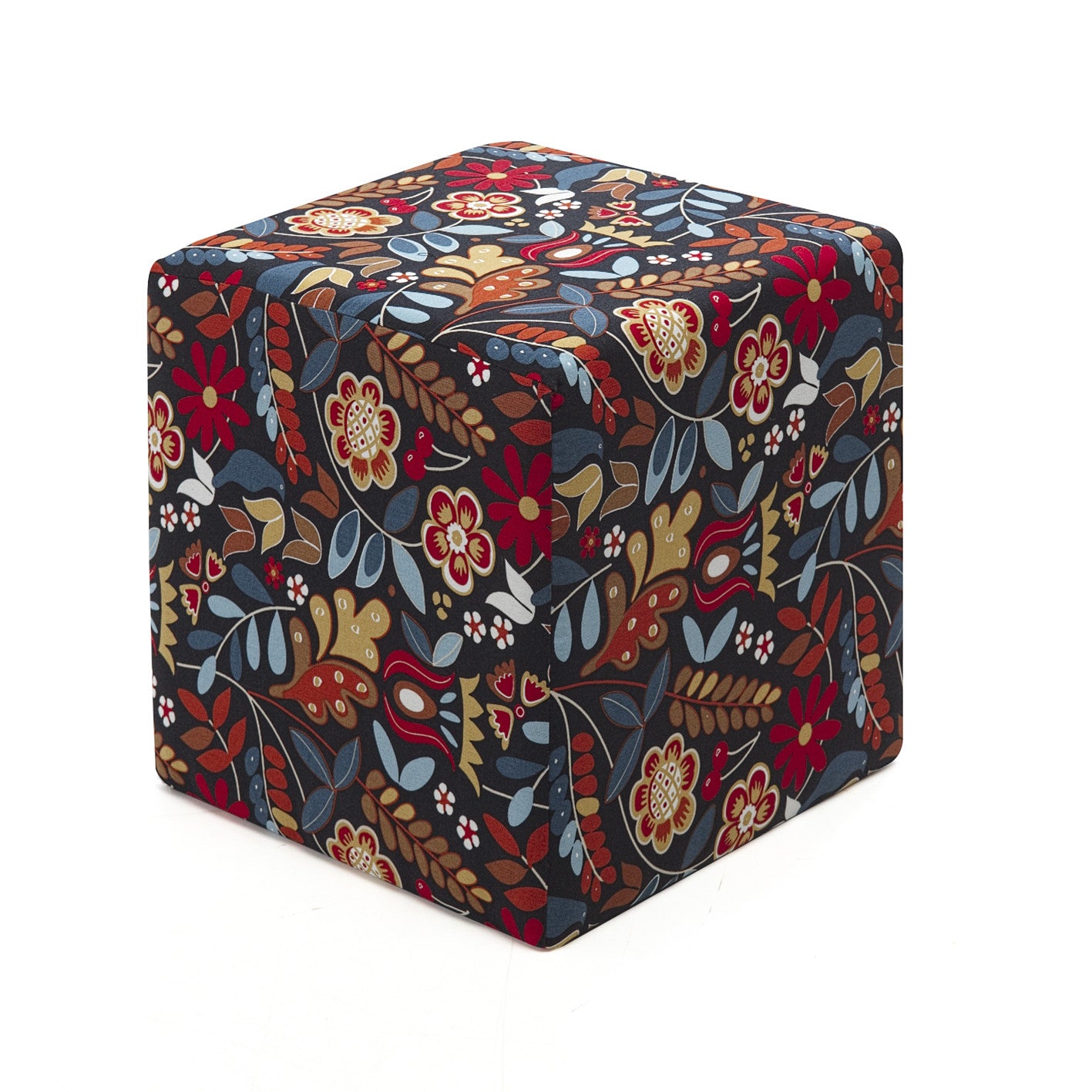 Dalbudak  | colored square Pouffe – Modern Upholstered Ottoman
