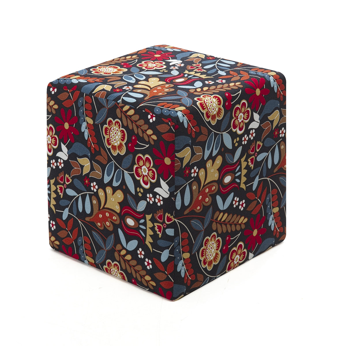 Dalbudak colored square Pouffe Modern Upholstered Ottoman
