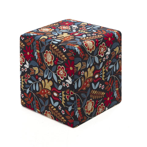 Dalbudak  | colored square Pouffe – Modern Upholstered Ottoman
