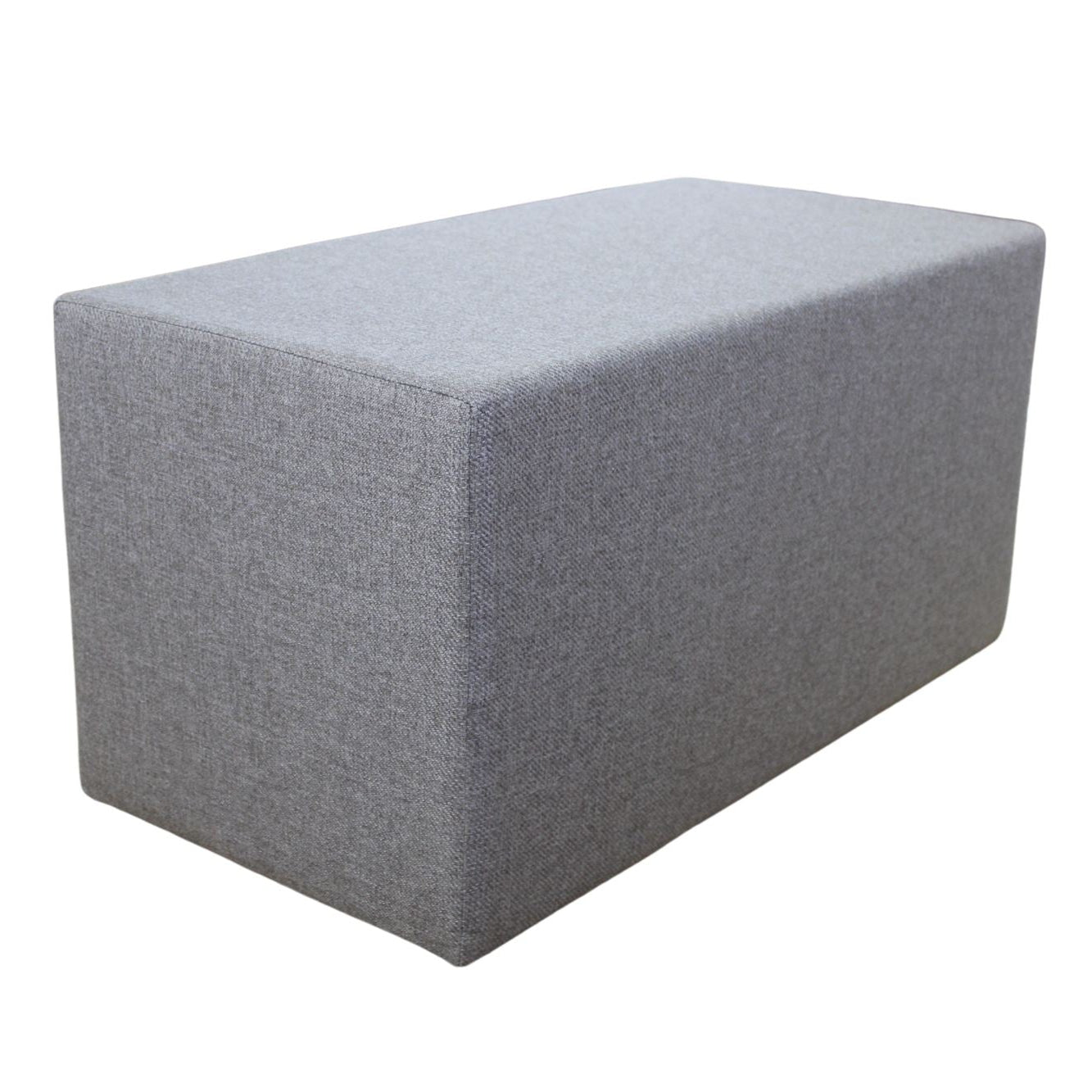 Uzun Puf  | Brown Pouffe – Modern Upholstered Ottoman
