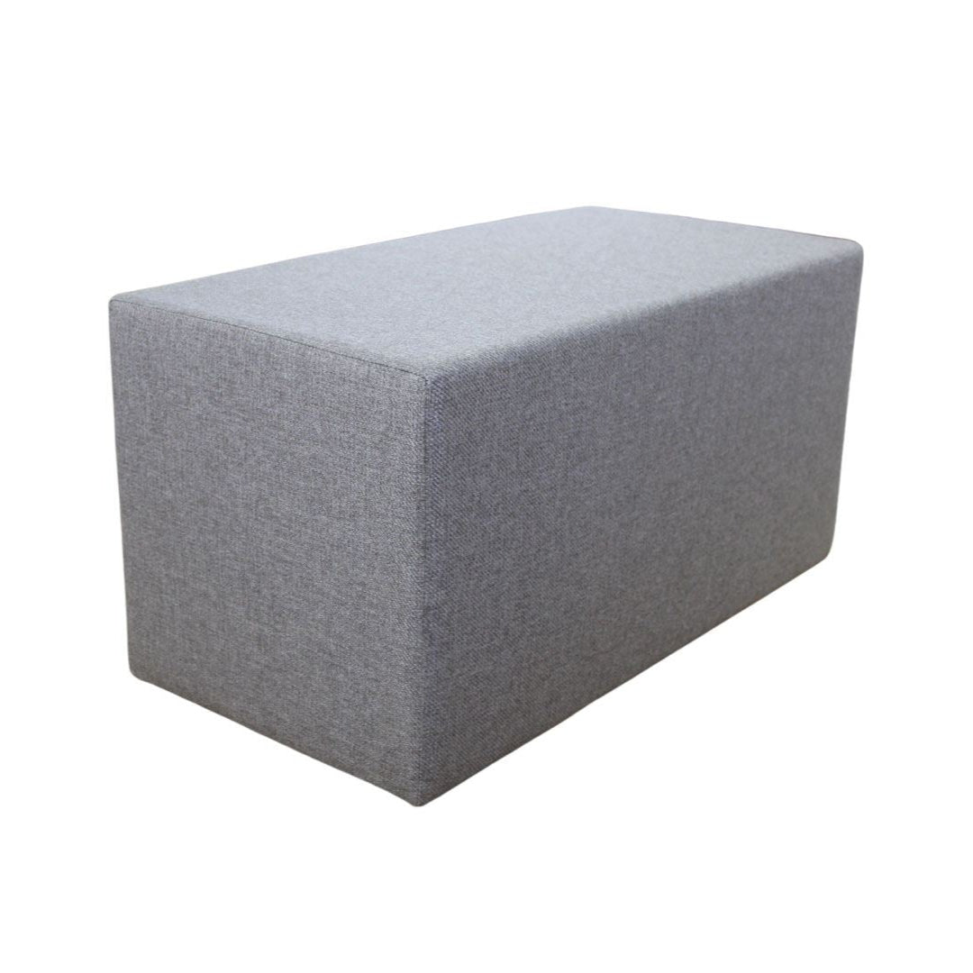 Uzun Puf  | Brown Pouffe – Modern Upholstered Ottoman