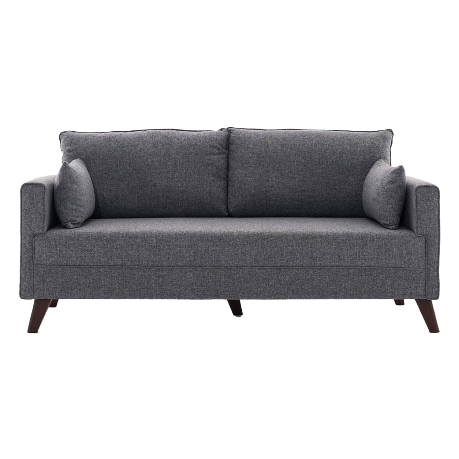 Bella – Grey 2 Seater Sofa | Compact Modern Couch for Two