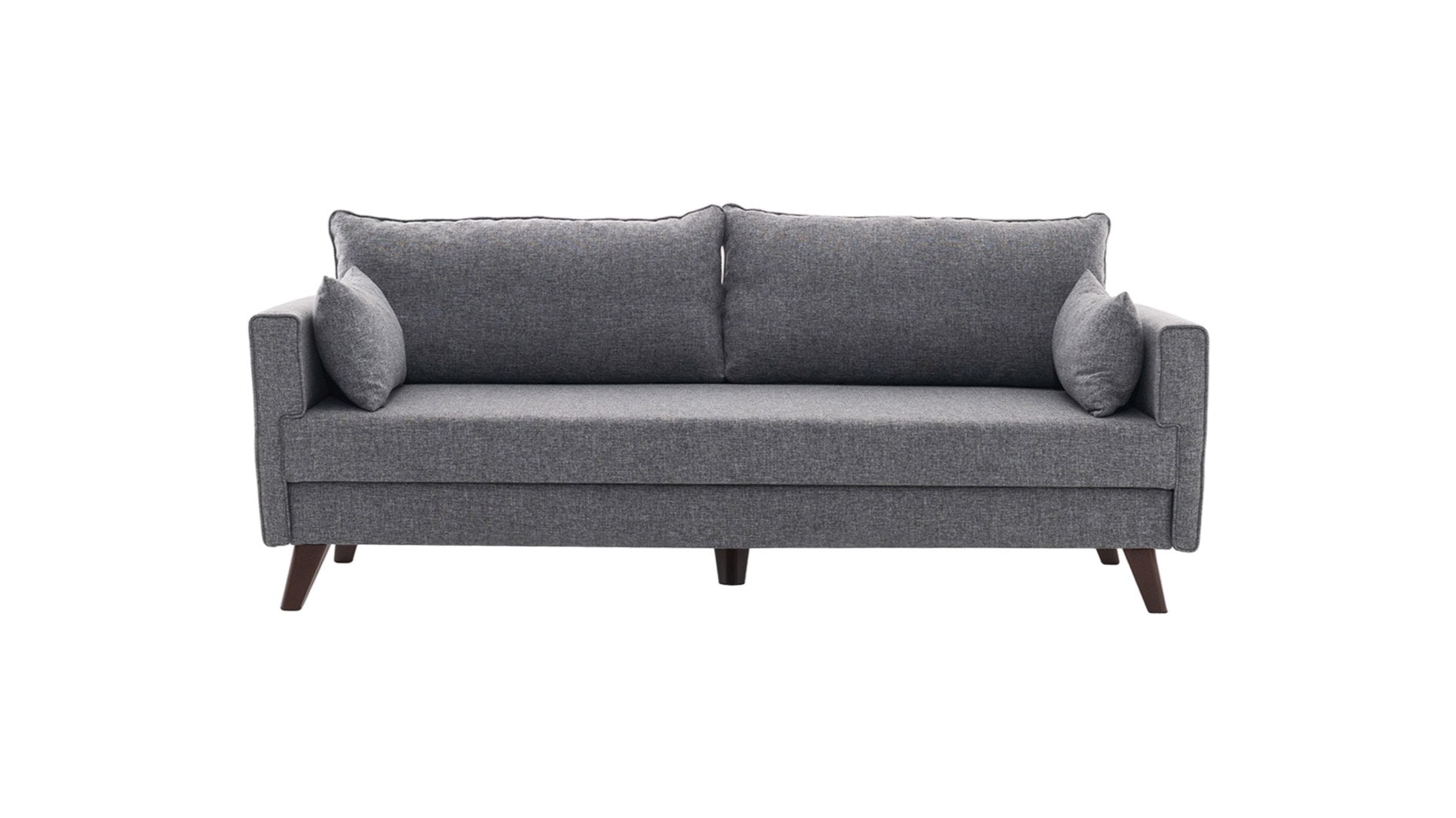 Bella  3 Seater Sofa grey fabric | Comfortable 3 persons couch
