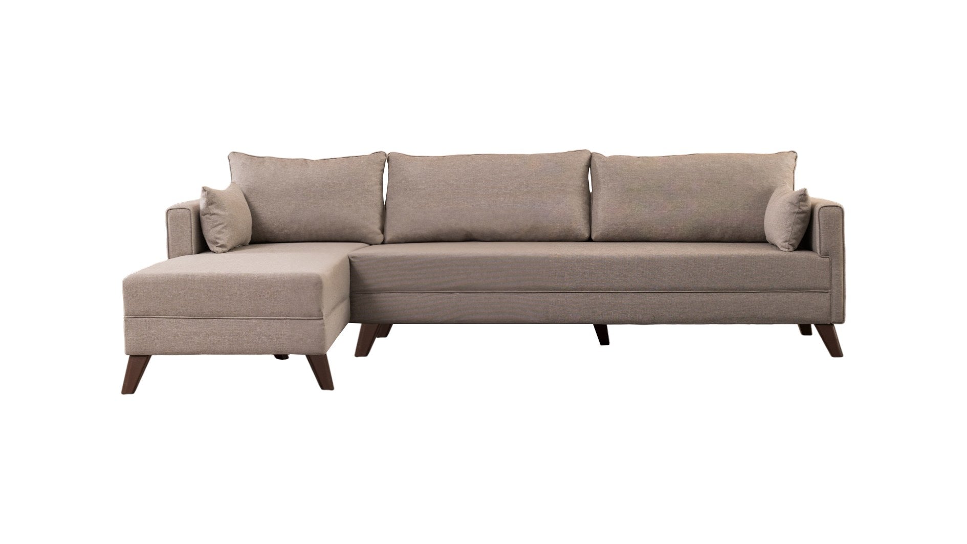 Bella – Cream L Shape Corner Sofa | Designer Sectional for Living Room