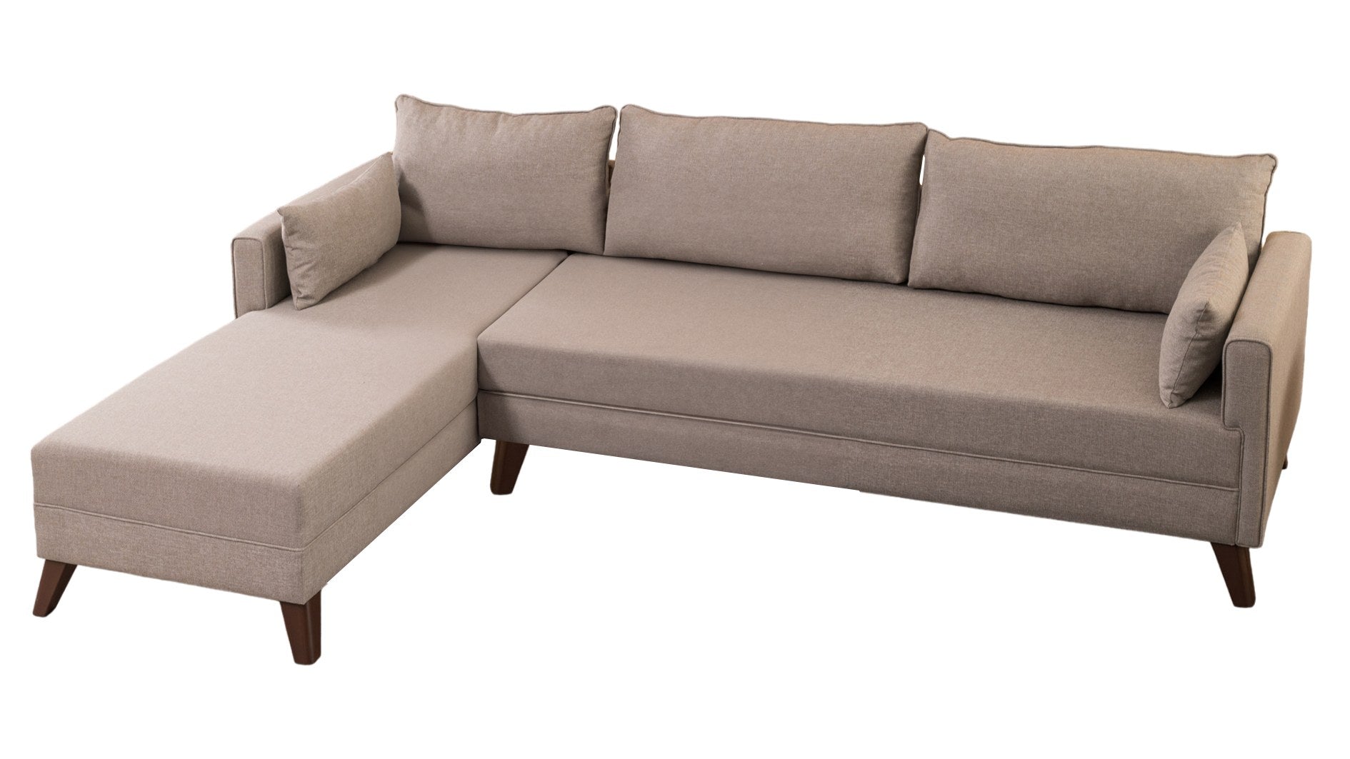 Bella – Cream L Shape Corner Sofa | Designer Sectional for Living Room