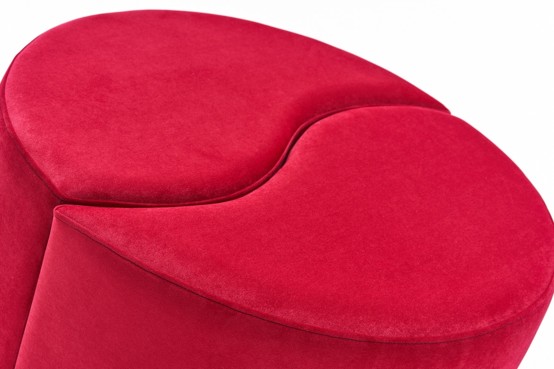 Alis Puf | Red Pouffe – Modern Upholstered Ottoman