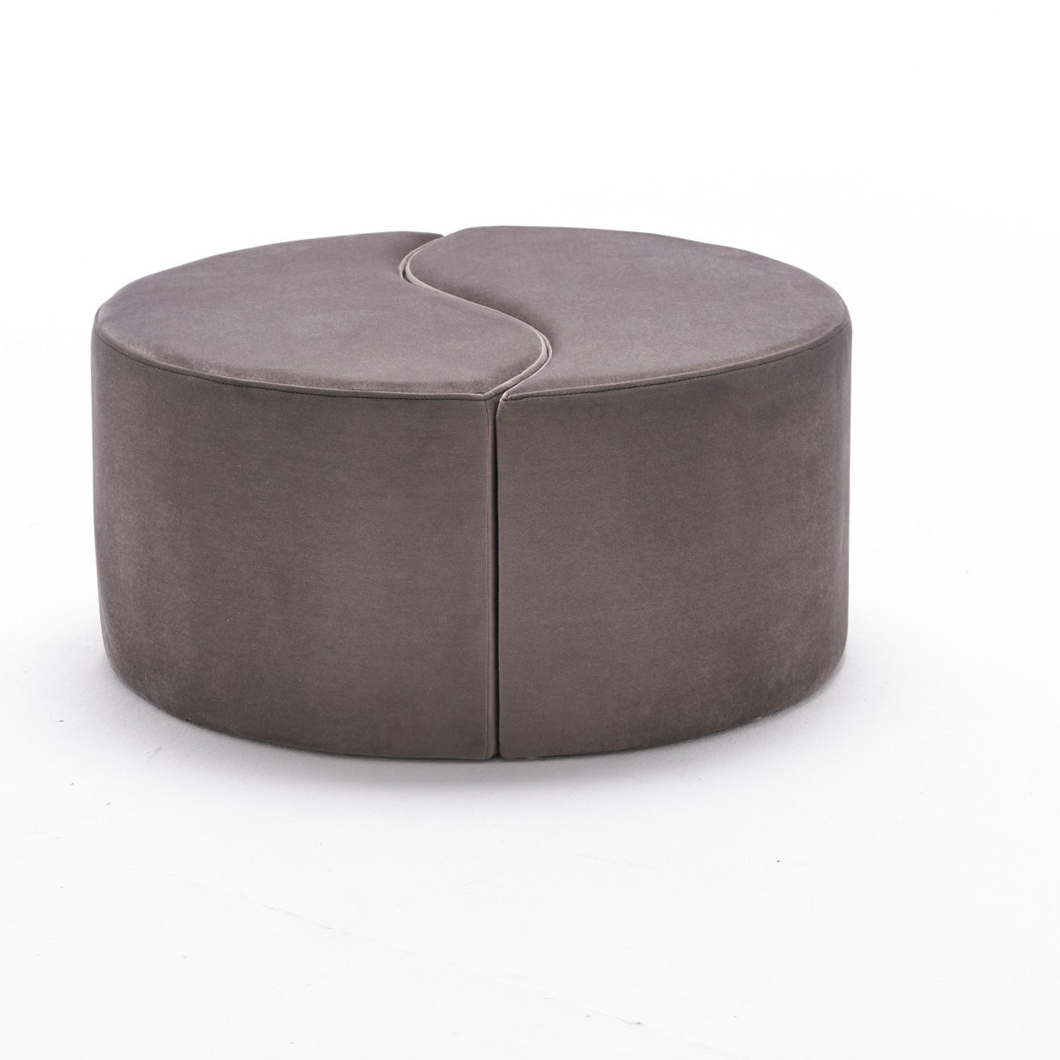 Alis Puf | Mink Pouffe – Modern Upholstered Ottoman