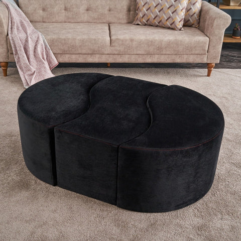 Alya Puf  | Anthracite
Pink Pouffe – Modern Upholstered Ottoman