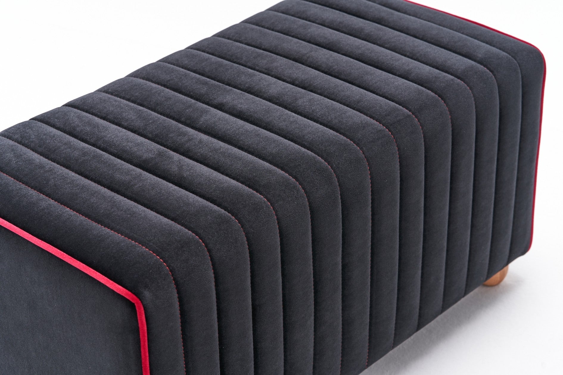 Mabel Puf - Black | Anthracite
Pink Pouffe – Modern Upholstered Ottoman