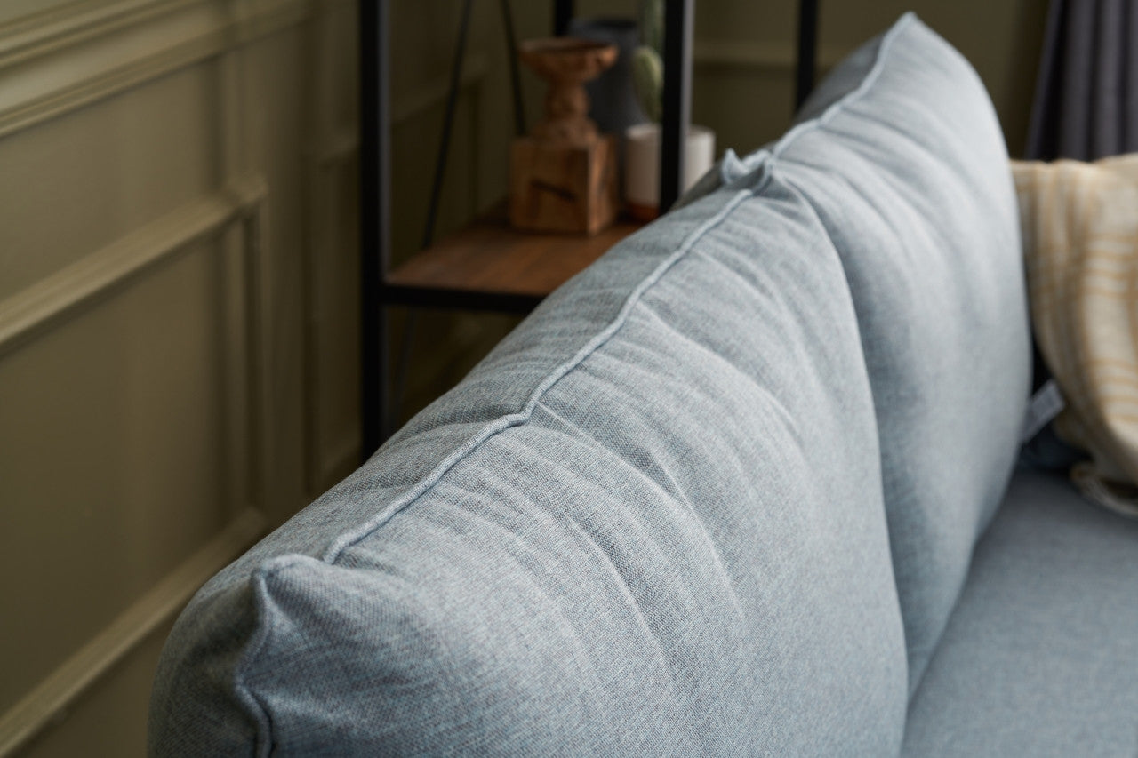 Bella – Blue 2 Seater Sofa | Compact Modern Couch for Two