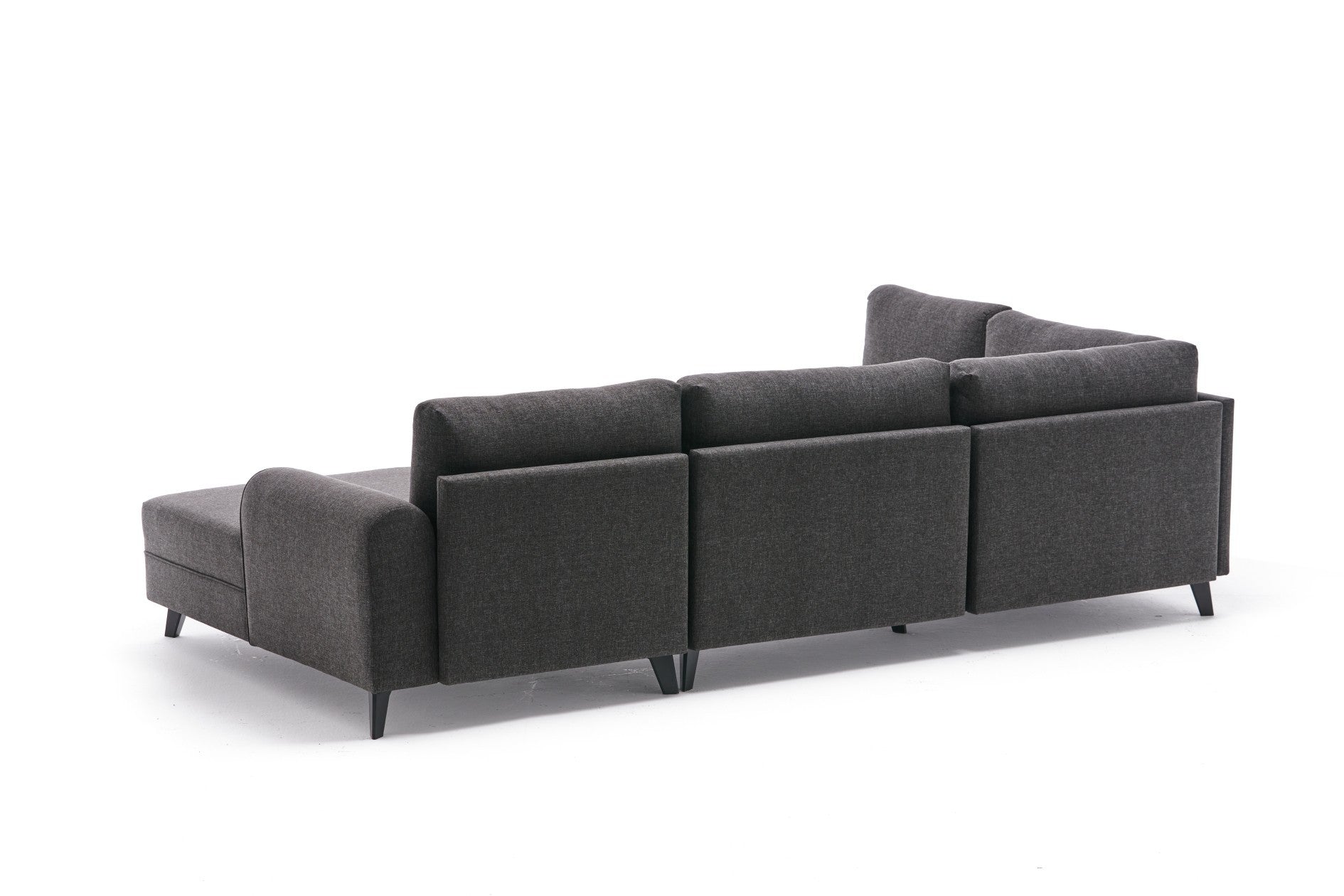 Belen – Anthracite L Shaped Corner Sofa Bed | Modular Sectional