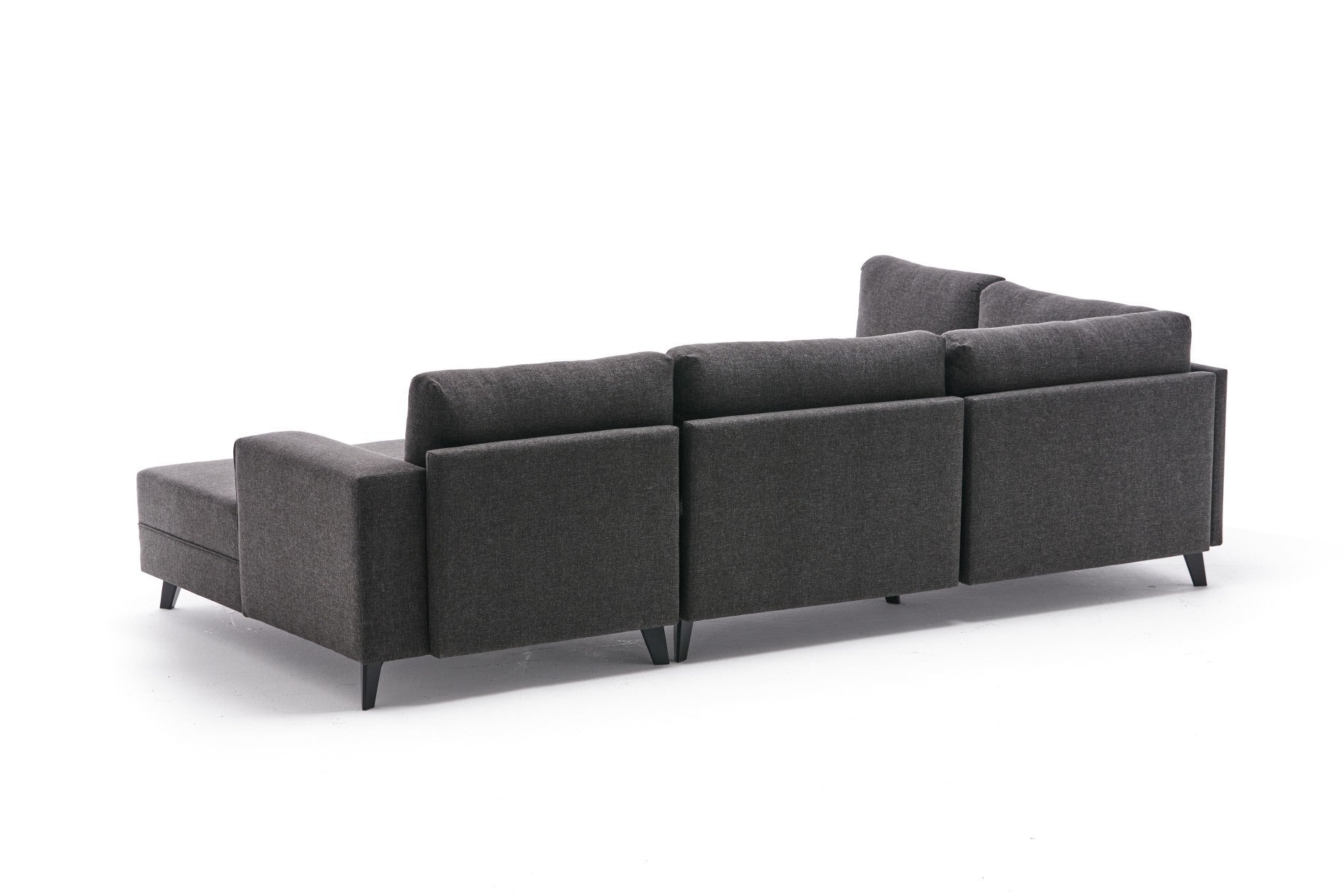 Efsun – Anthracite L Shaped Corner Sofa Bed | Modular Sectional