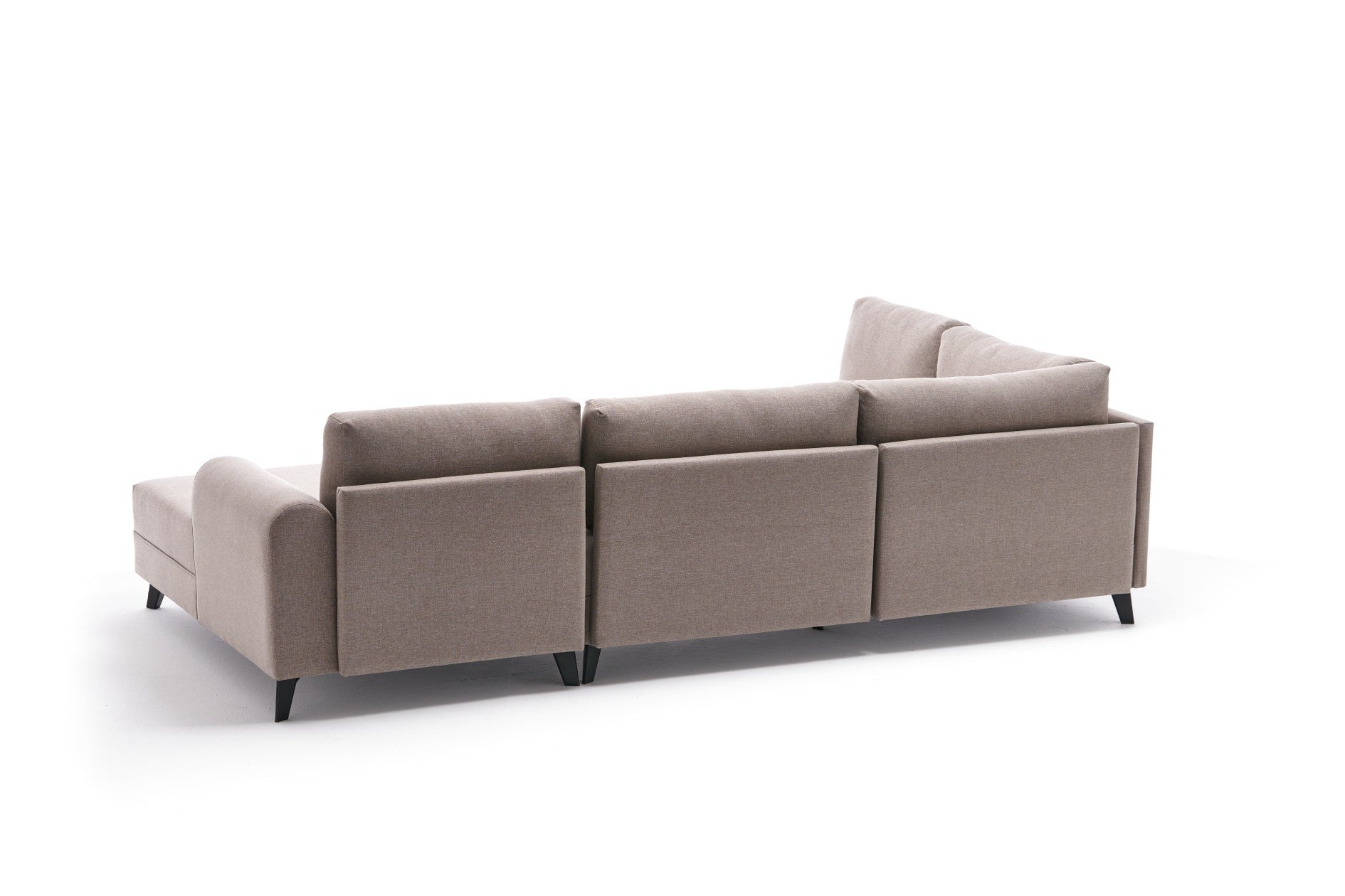 Efsun – Cream L Shaped Corner Sofa Bed | Modular Sectional