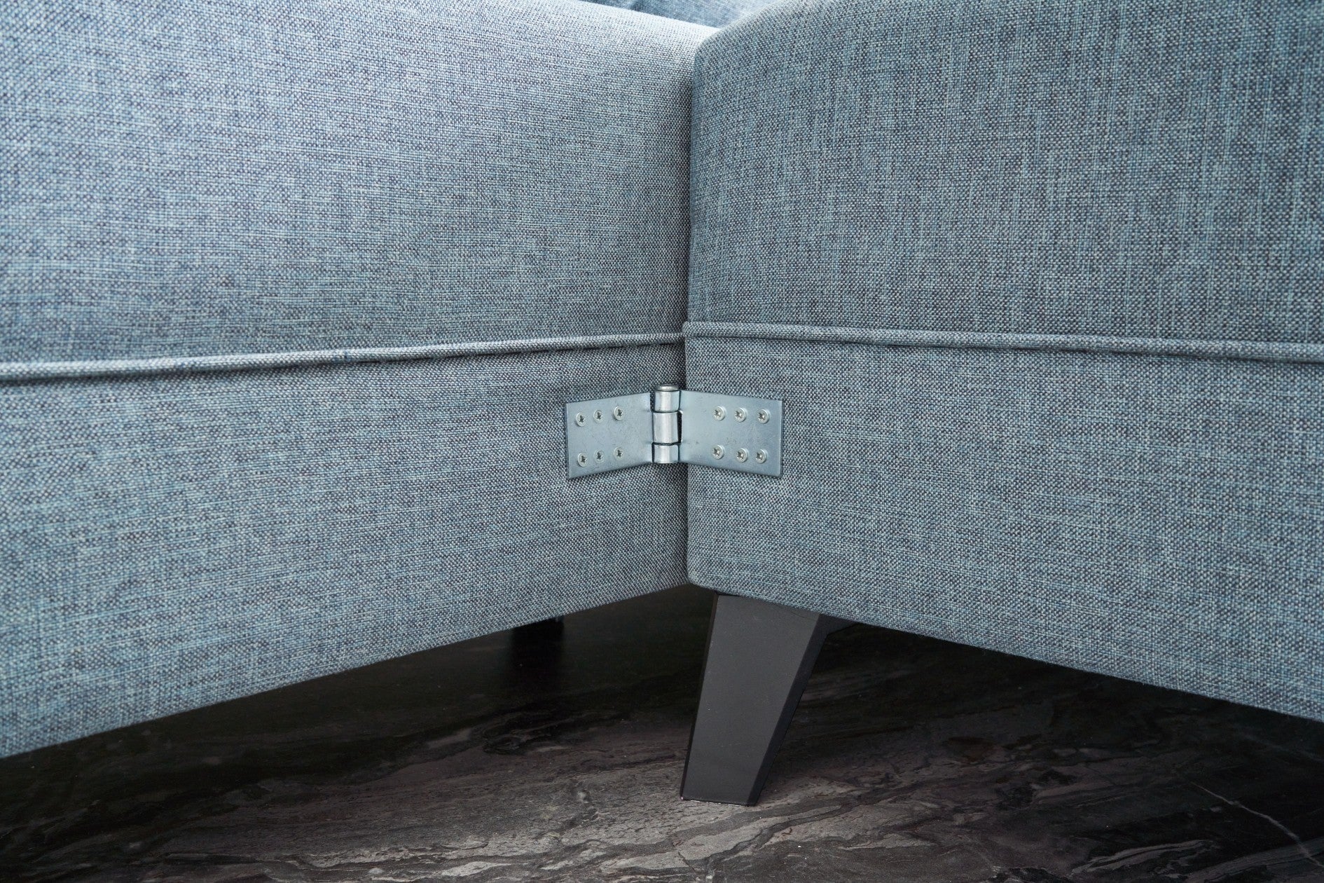 Eris – Blue L Shaped Corner Sofa Bed | Modular Sectional