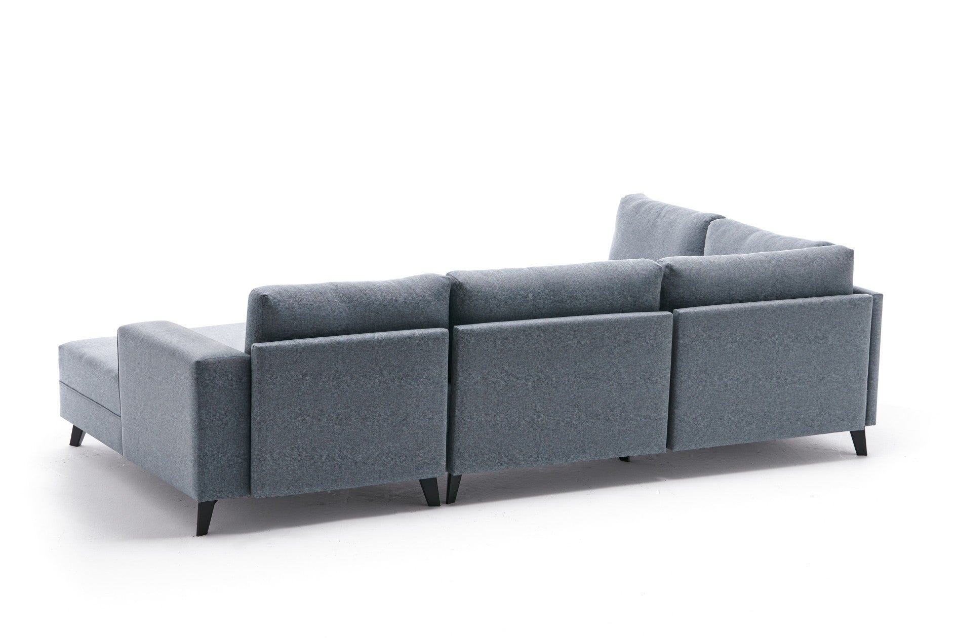 Efsun – Blue L Shaped Corner Sofa Bed | Modular Sectional