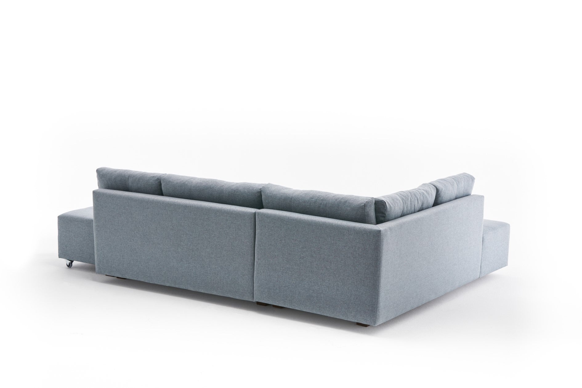 Manama – Light Blue L Shaped Corner Sofa Bed | Modular Sectional