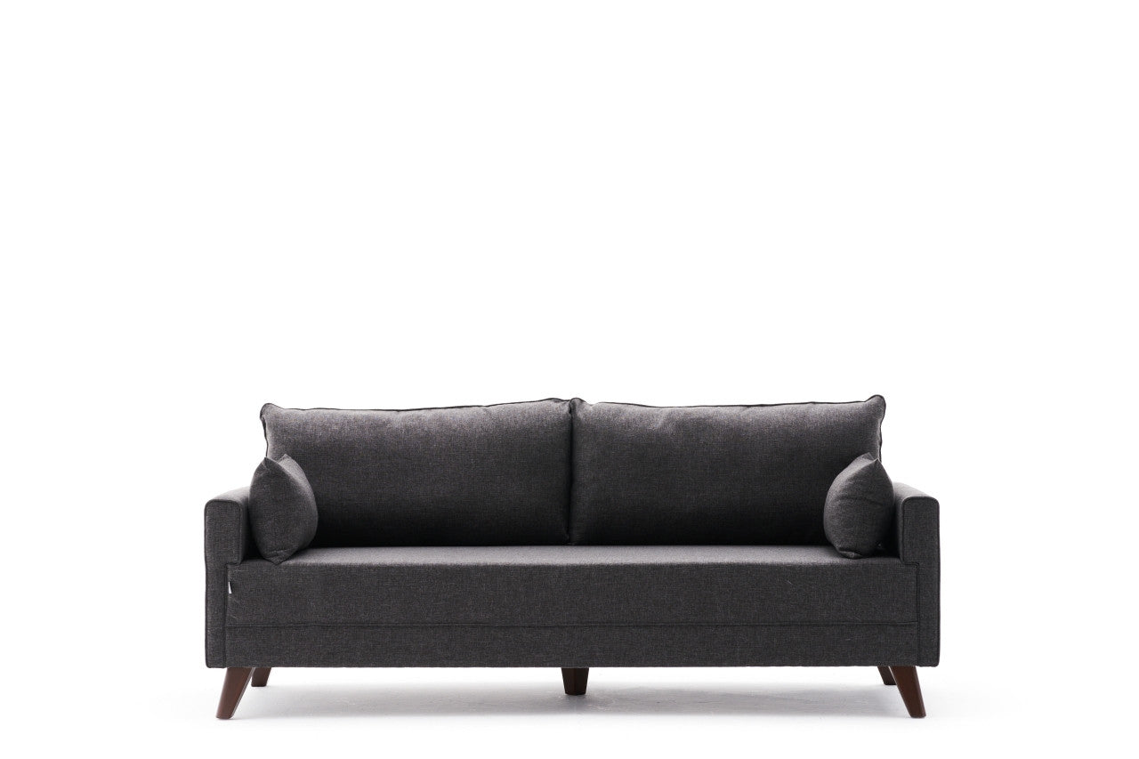 Bella – Anthracite ffabric 3 Seater Sofa | Modern grey fabric sofa