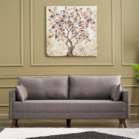 Bella – Brown 3 Seater Sofa | Comfortable Modern sofa for Family