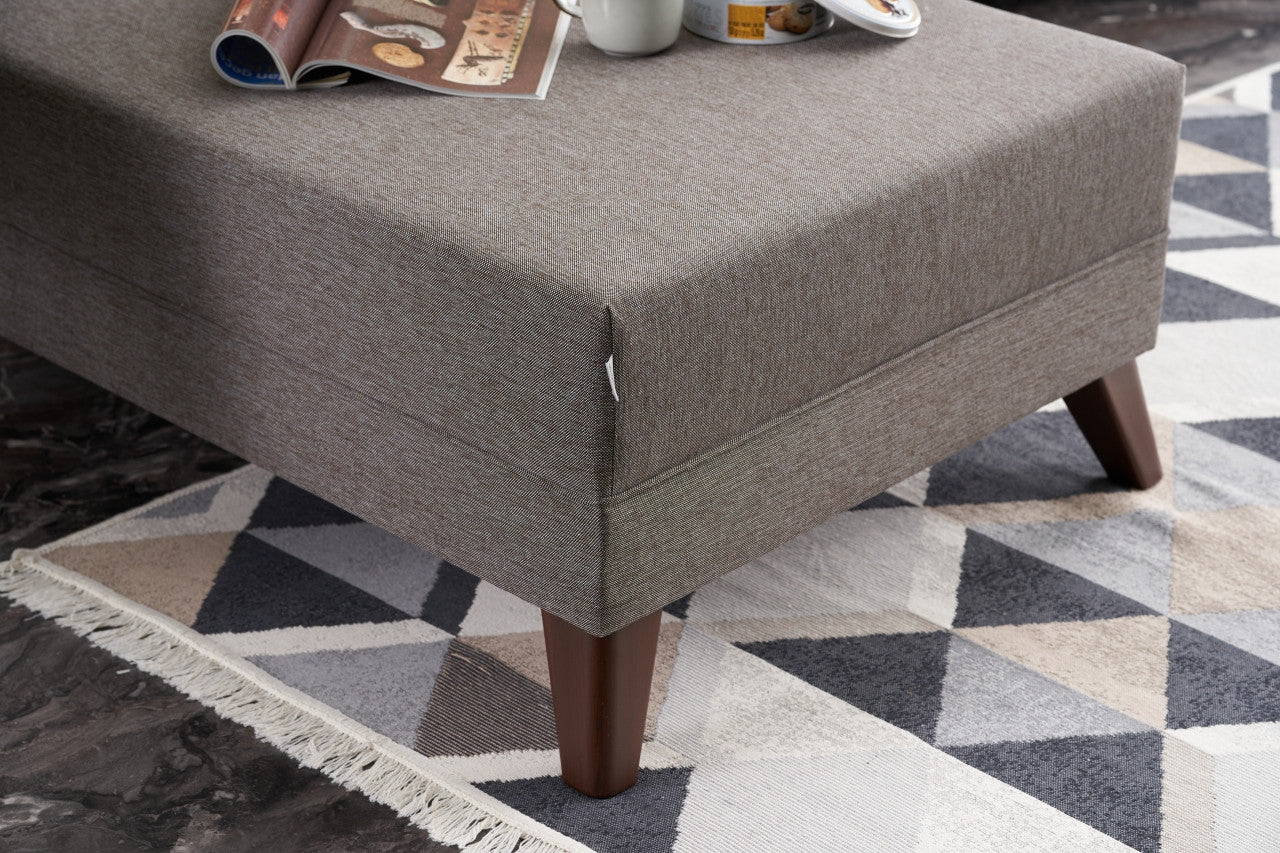 Bella – Brown L Shape Corner Sofa | Designer Sectional for Living Room