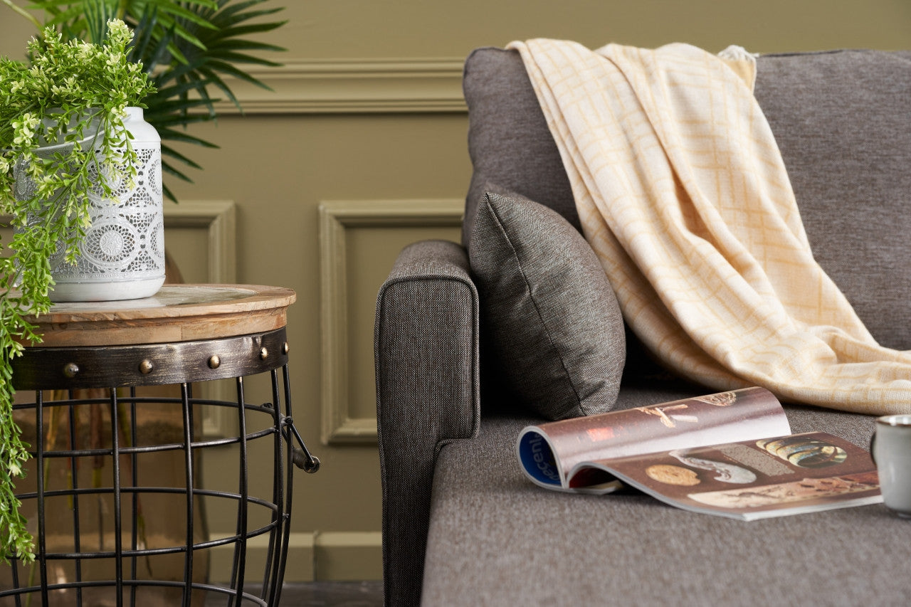 Bella – Brown L Shape Corner Sofa | Designer Sectional for Living Room