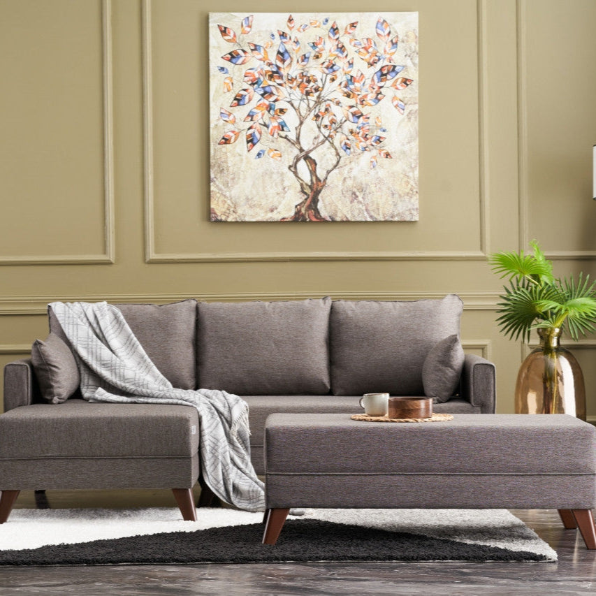 Bella – Brown L Shaped Corner Sofa Bed | Modular Sectional