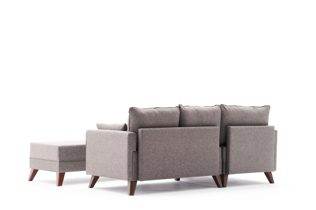 Bella – Brown L Shaped Corner Sofa Bed | Modular Sectional