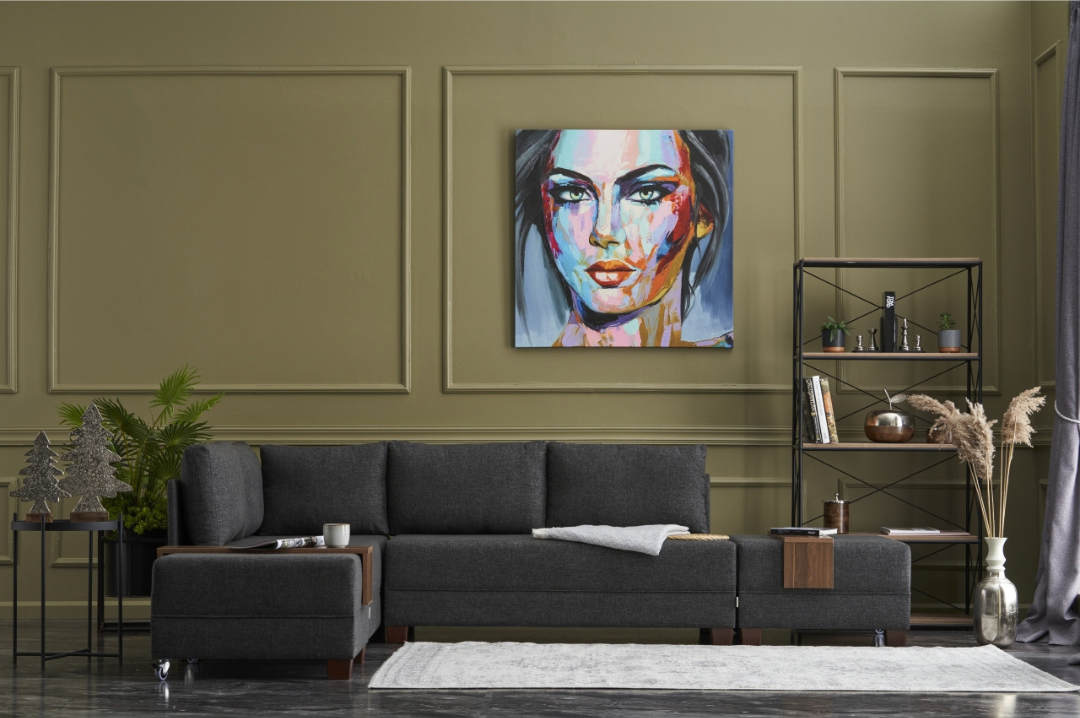 Fly – Anthracite L Shaped Corner Sofa Bed | Modular Sectional