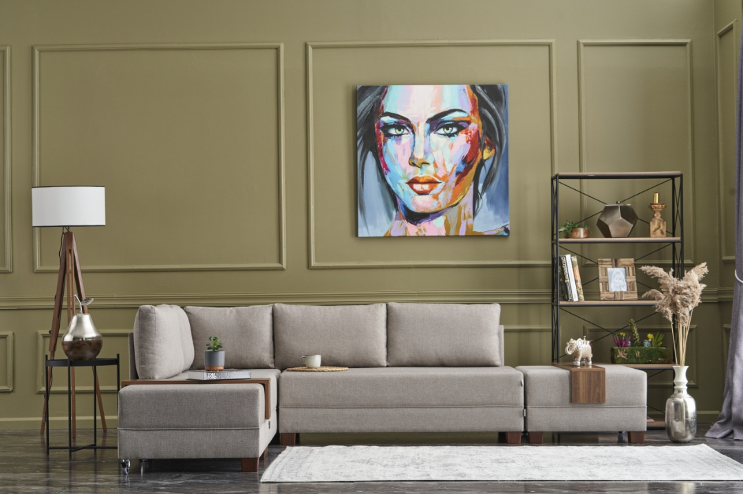 Fly – Cream L Shaped Corner Sofa Bed | Modular Sectional