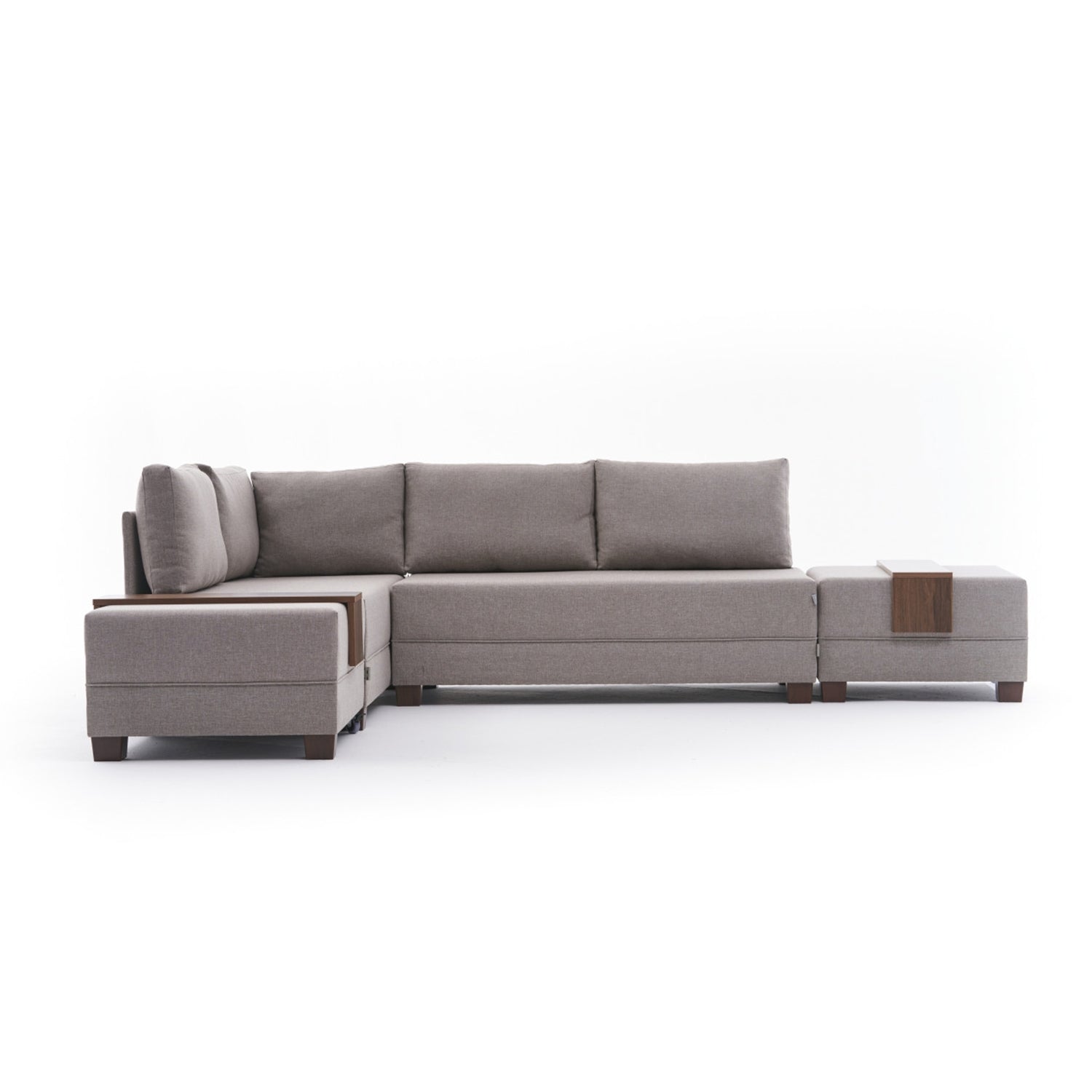Fly – Cream L Shaped Corner Sofa Bed | Modular Sectional