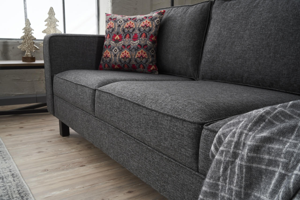 Kale Anthracite 3 Seater Sofa | Comfortable 3 persons sofa
