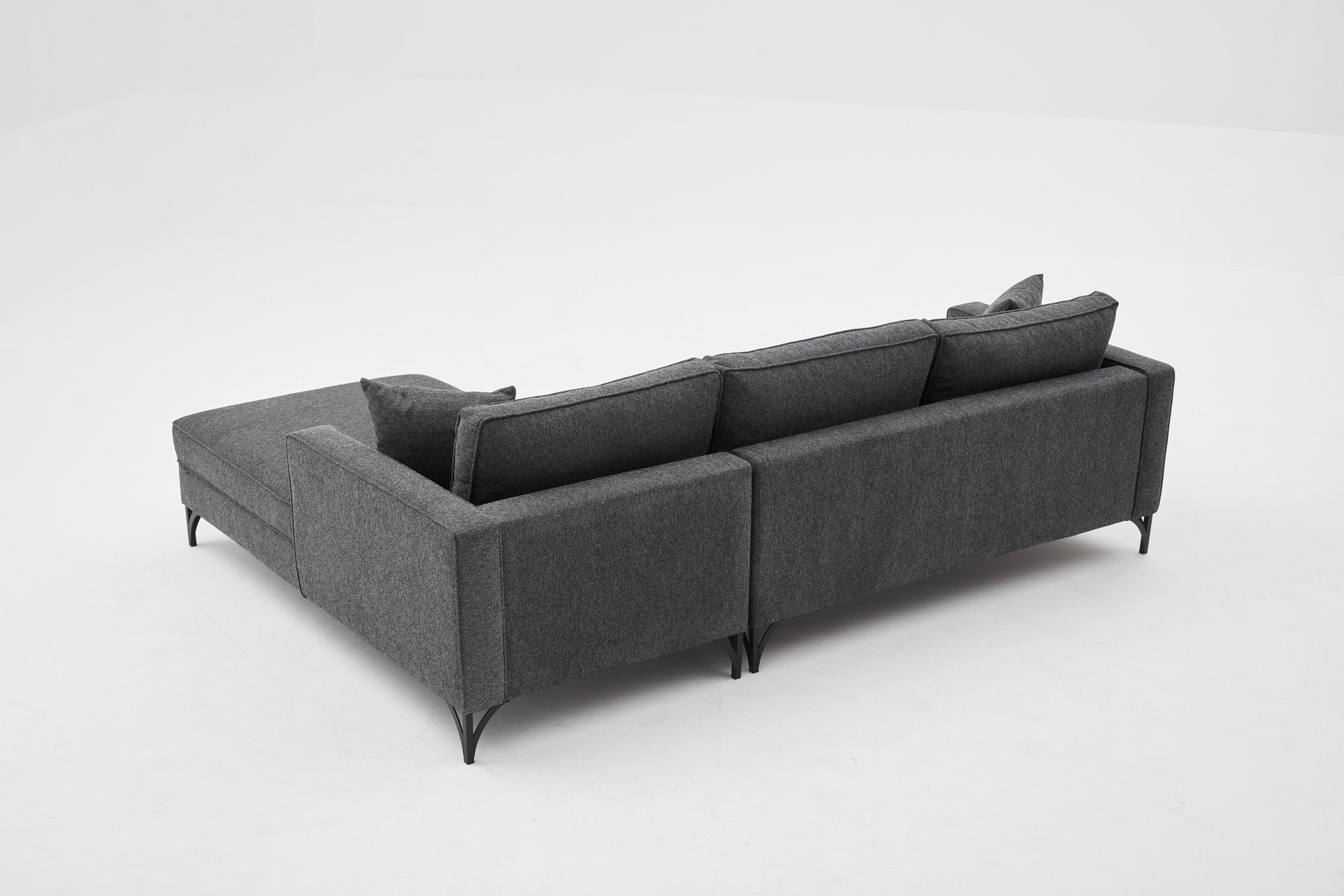 Berlin – Anthracite
Black L Shape Corner Sofa | Designer Sectional for Living Room