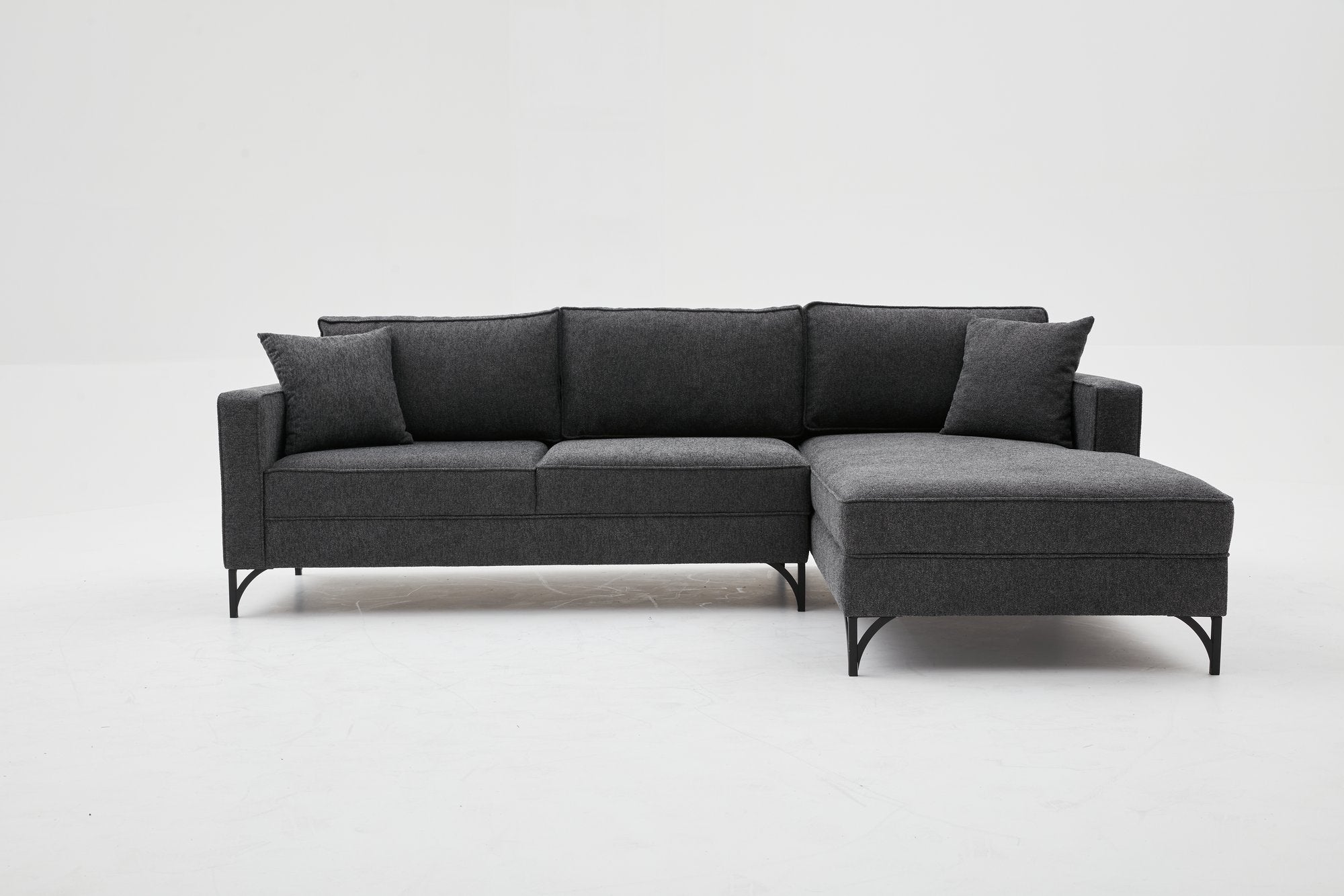 Berlin – Anthracite
Black L Shape Corner Sofa | Designer Sectional for Living Room