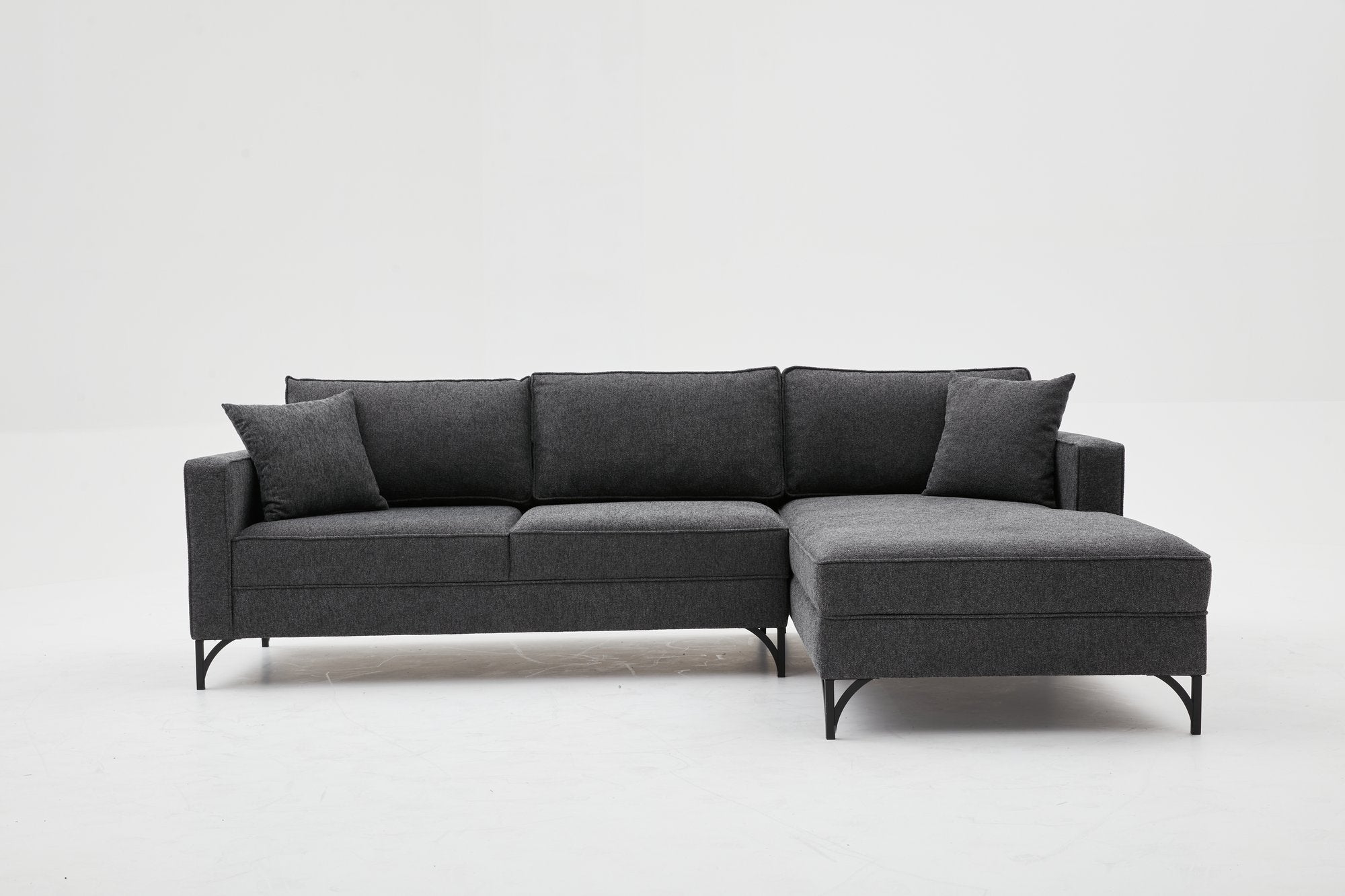 Berlin – Anthracite
Black L Shape Corner Sofa | Designer Sectional for Living Room