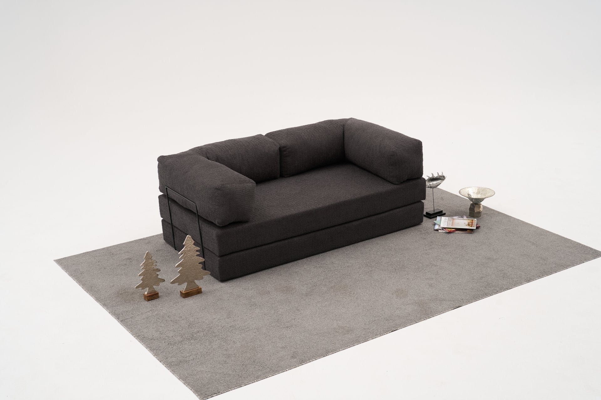 Anthracite 3 Seater Sofa bed | Comfortable Modern Couch and sofa
