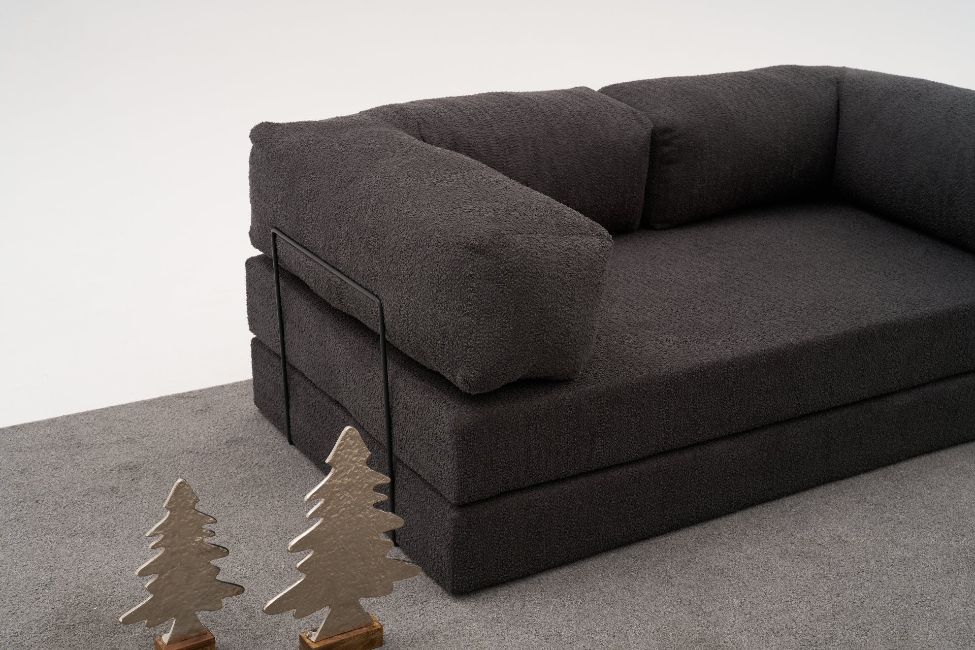 Anthracite 3 Seater Sofa bed | Comfortable Modern Couch and sofa