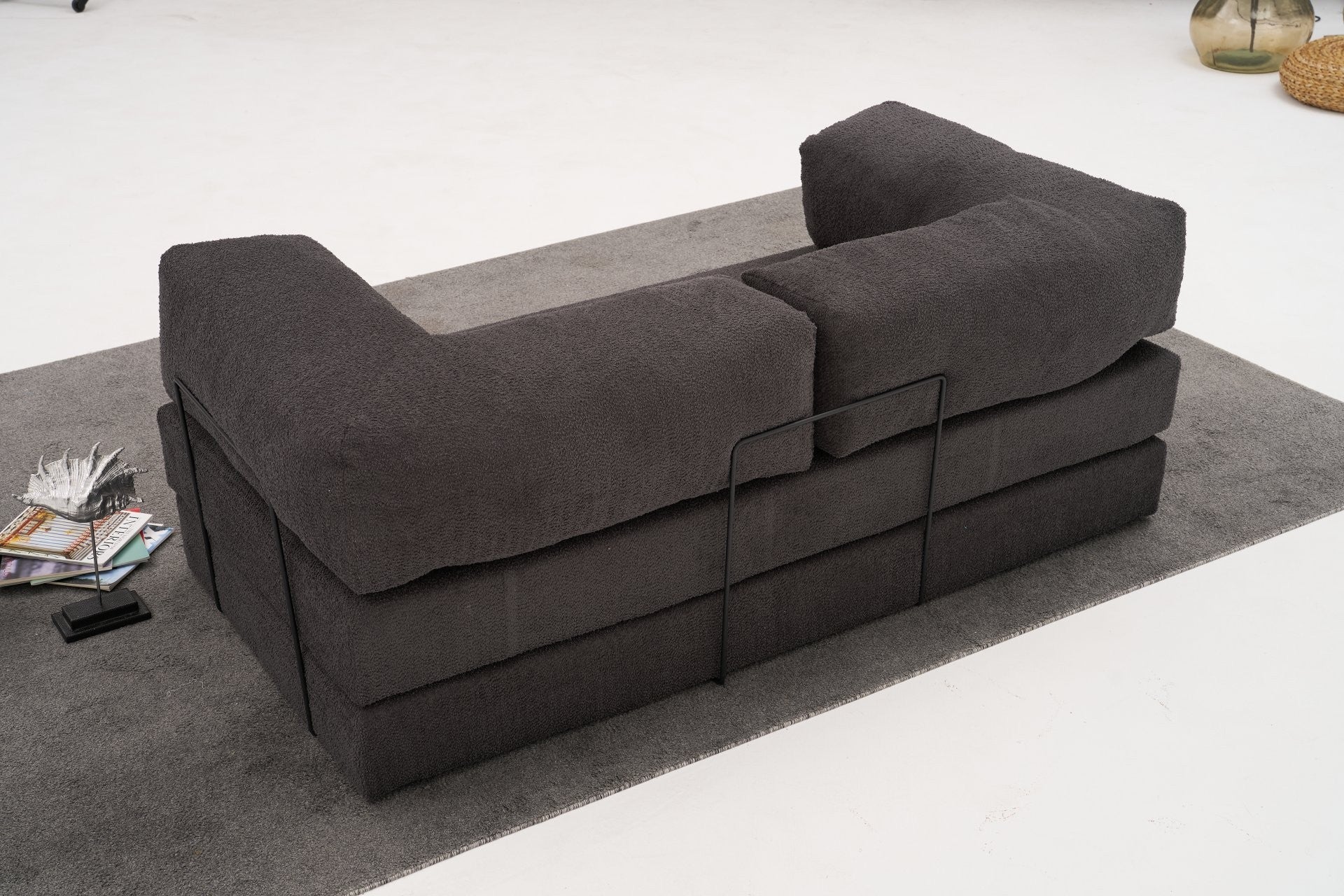 Anthracite 3 Seater Sofa bed | Comfortable Modern Couch and sofa