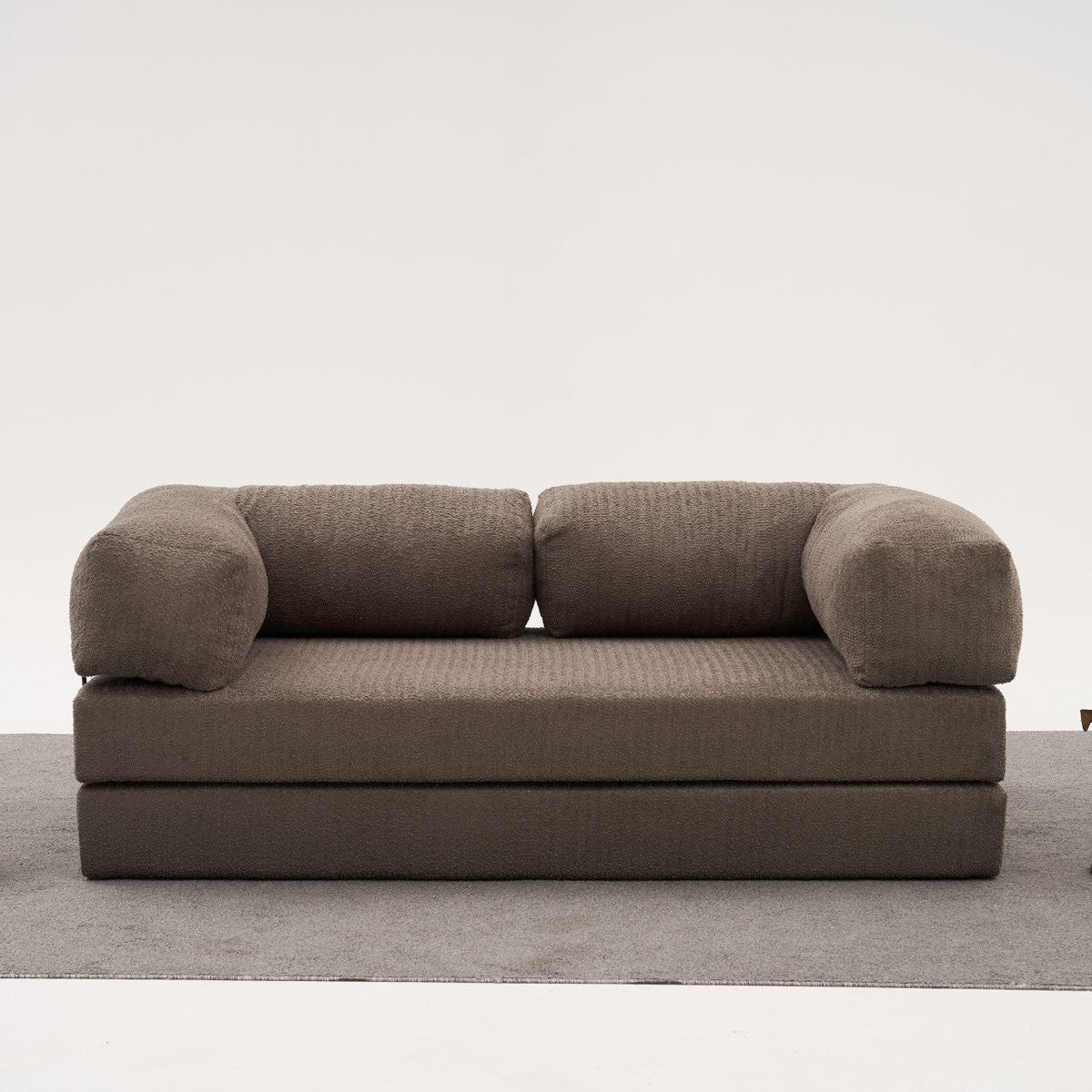 Grey 3 Seater Sofa bed Comfortable 2 persons sofa bed