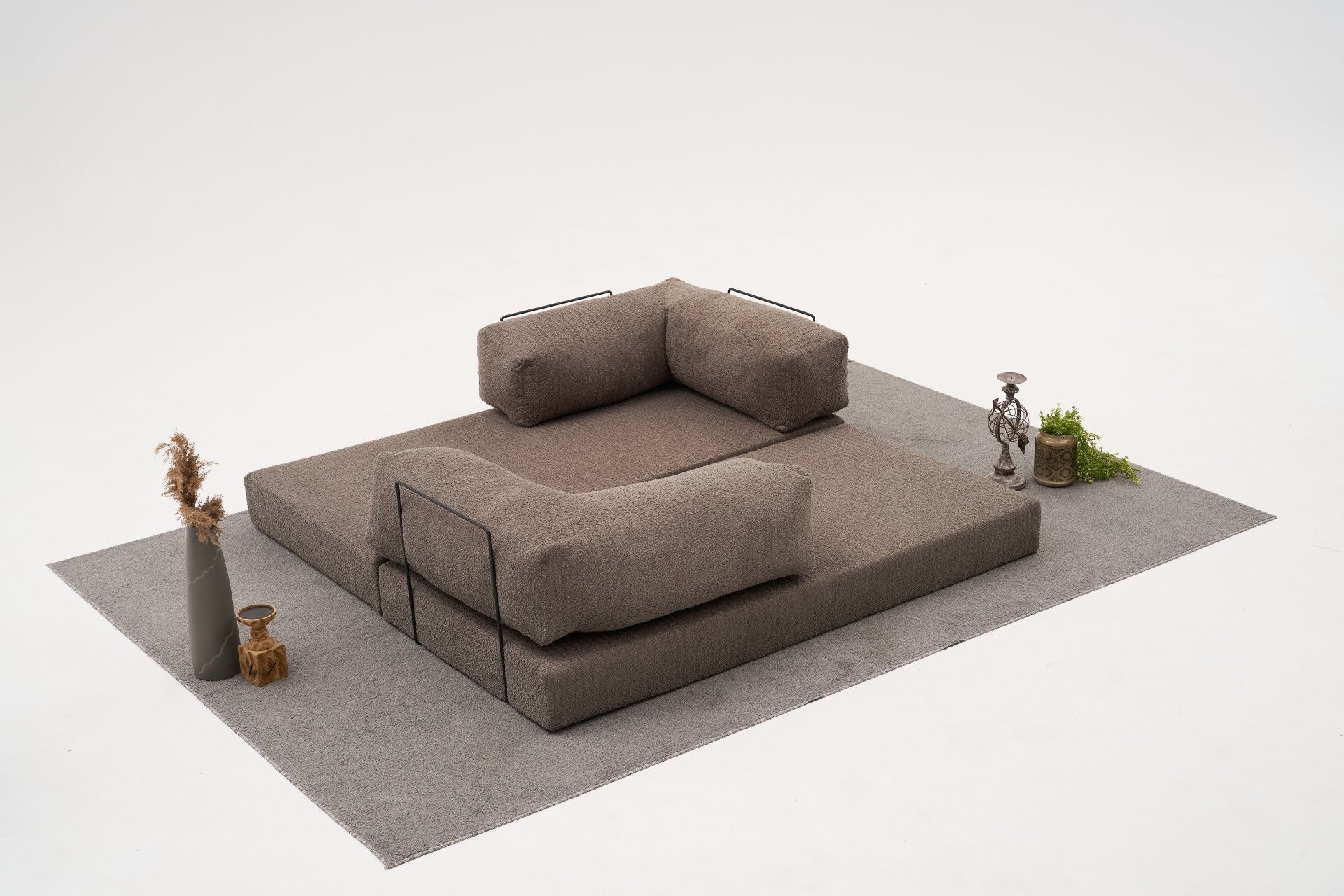Grey 3 Seater Sofa bed | Comfortable 2 persons sofa bed