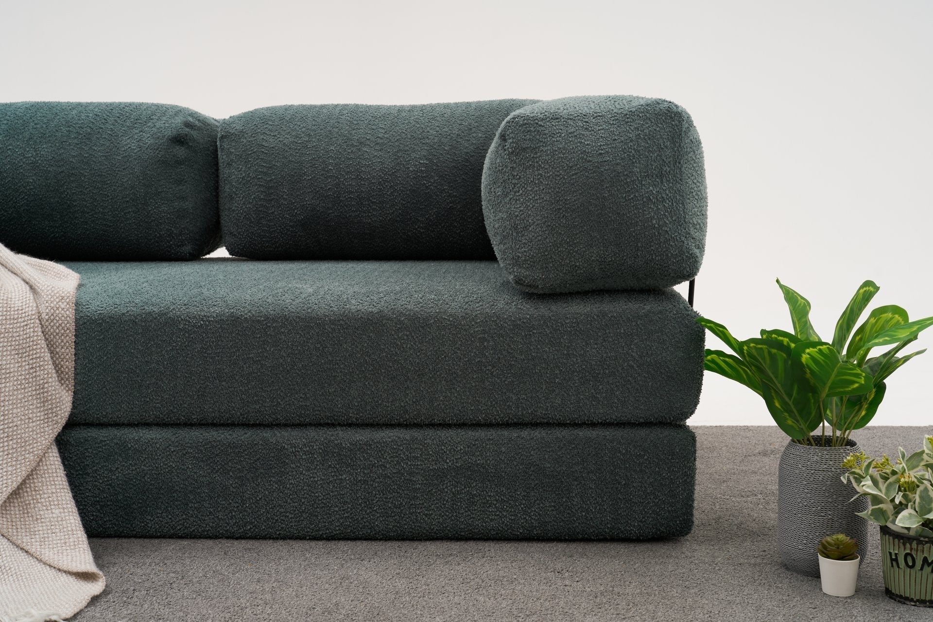Green 3 Seater Sofa bed | Original Modern 2 oersons sofa bed