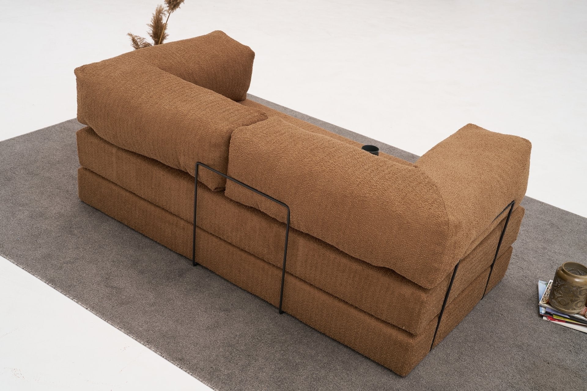 Brown 3 Seater Sofa bed| Comfortable original 2 persons sofa bed