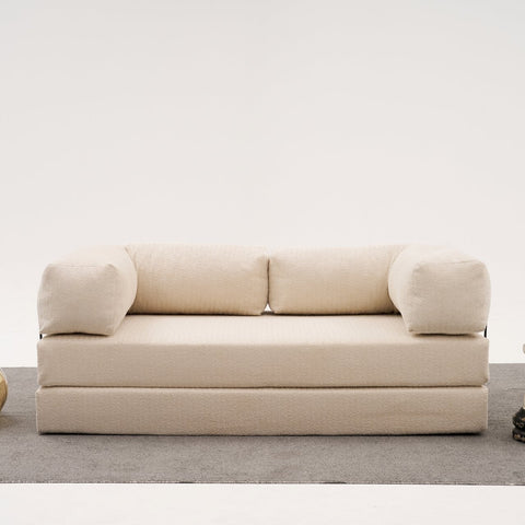 Cream 3 Seater Sofa bed | Comfortable 2 persons sofa bed