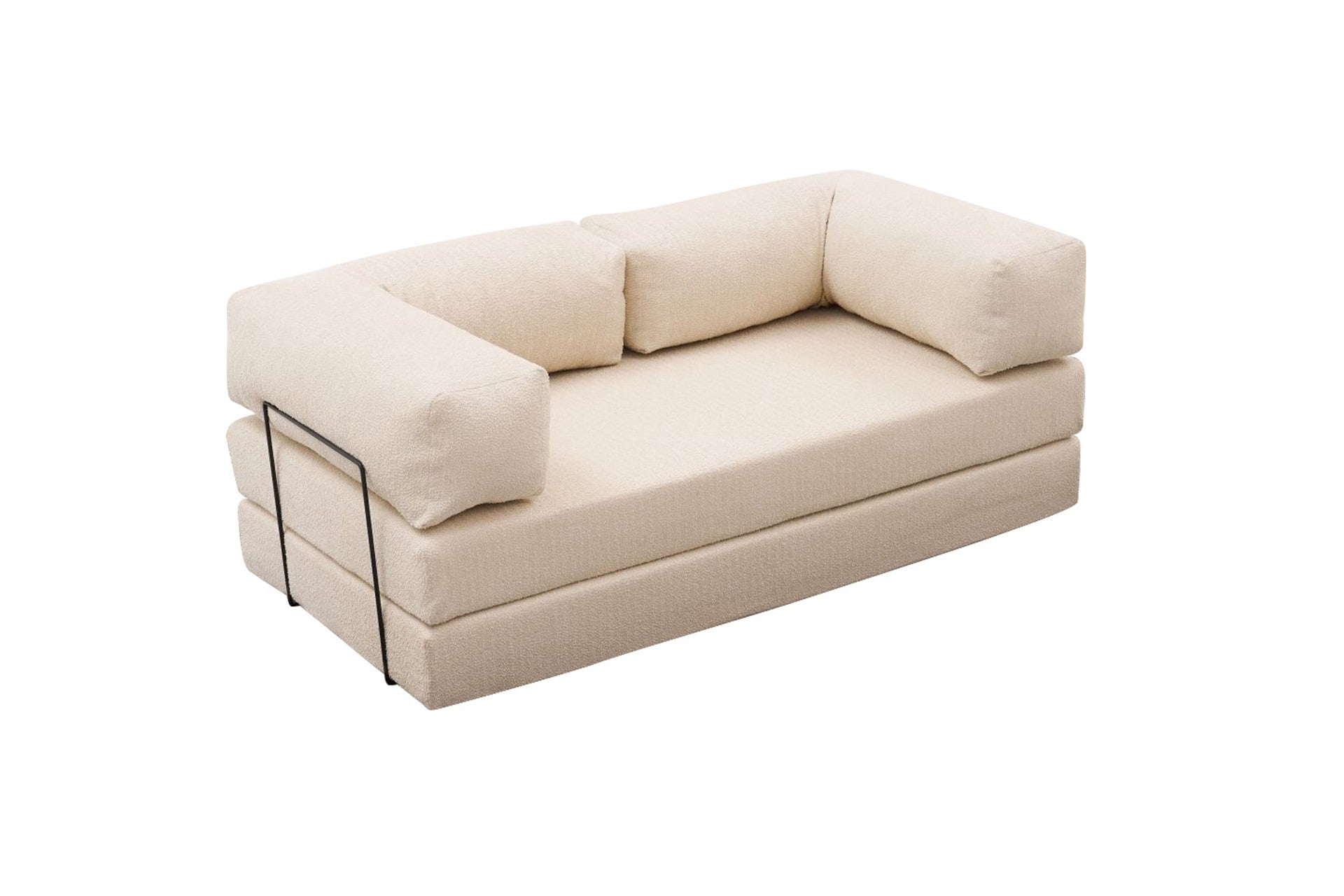 Cream 3 Seater Sofa bed | Comfortable 2 persons sofa bed