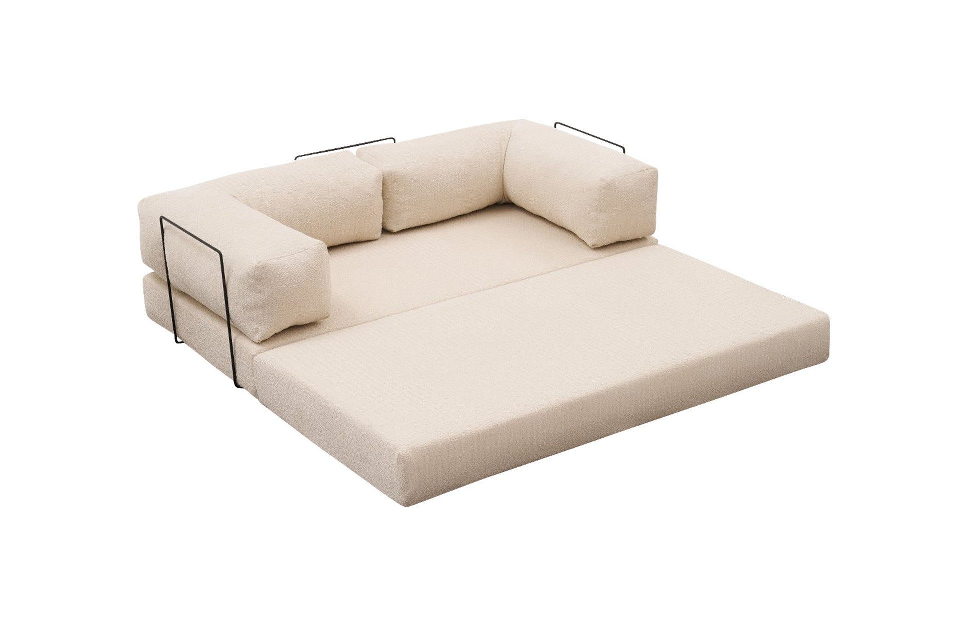 Cream 3 Seater Sofa bed | Comfortable 2 persons sofa bed